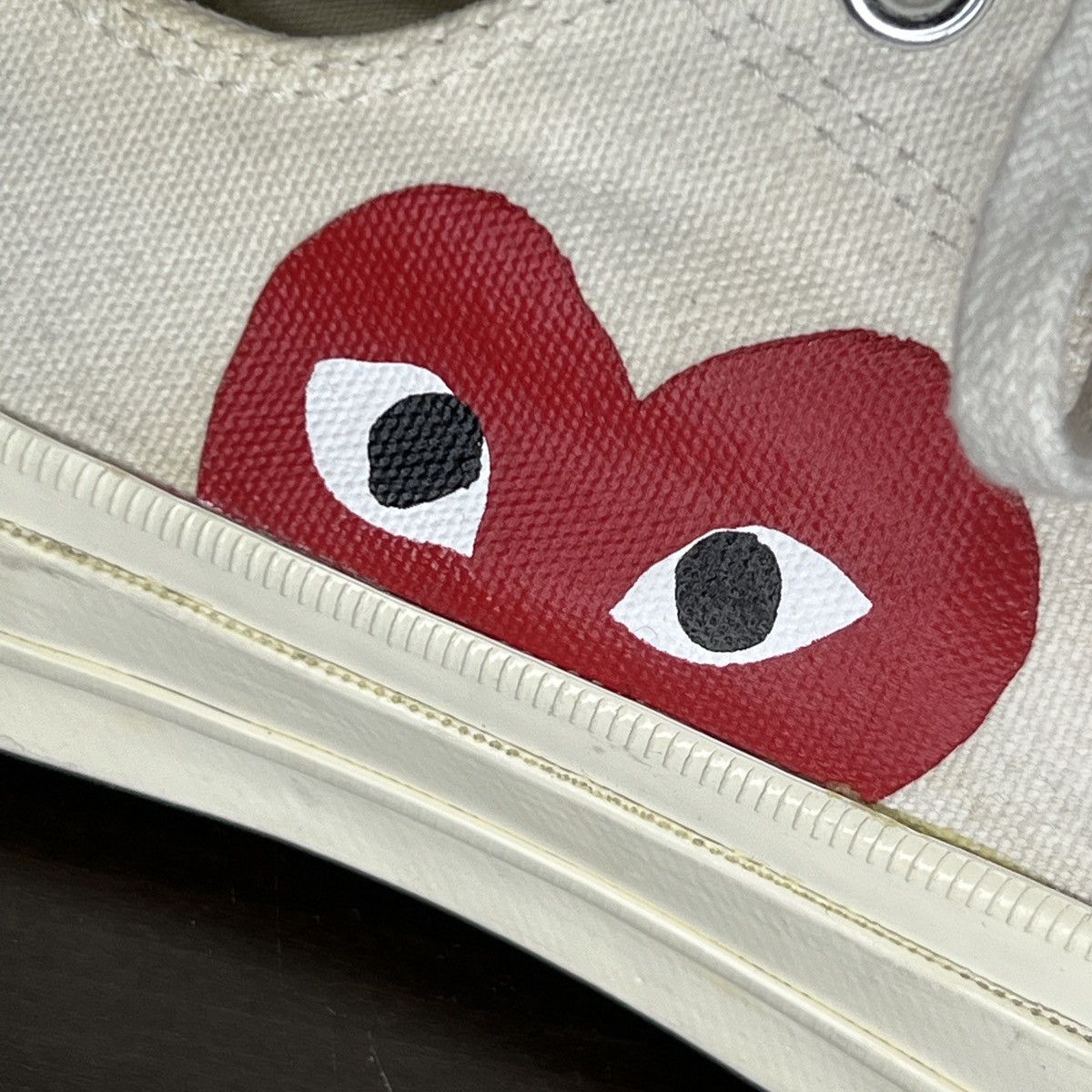 CDG by Comme des Garcons × Comme des Garcons PLAY × Converse Play Comme des garçons Converse low sneakers Shoes Size US 8 / EU 41 - 5 Thumbnail