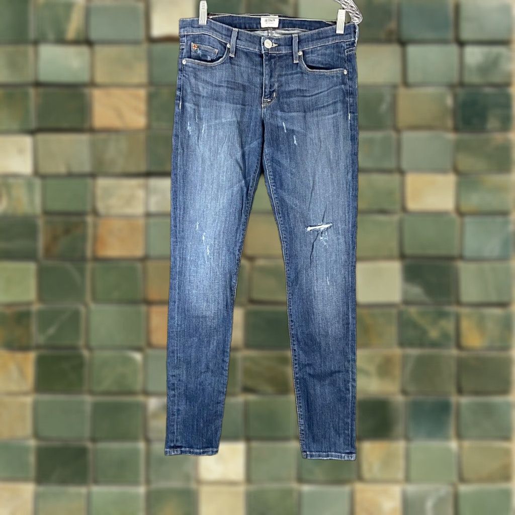 Hudson Hudson Krista Jeans Women 28 Blue Skinny Distressed Women Size 28" / US 6 / IT 42 - 1 Thumbnail