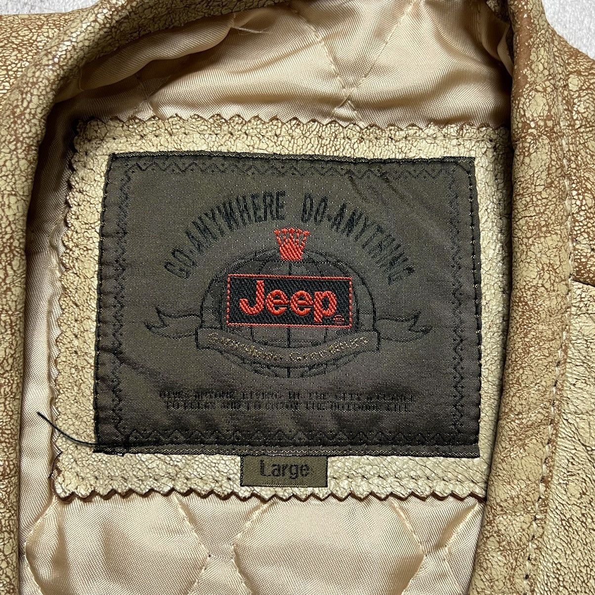 Jeep Vintage Multpocket Jeep Sheepskin Leather Jacket Size US L / EU 52-54 / 3 - 3 Thumbnail