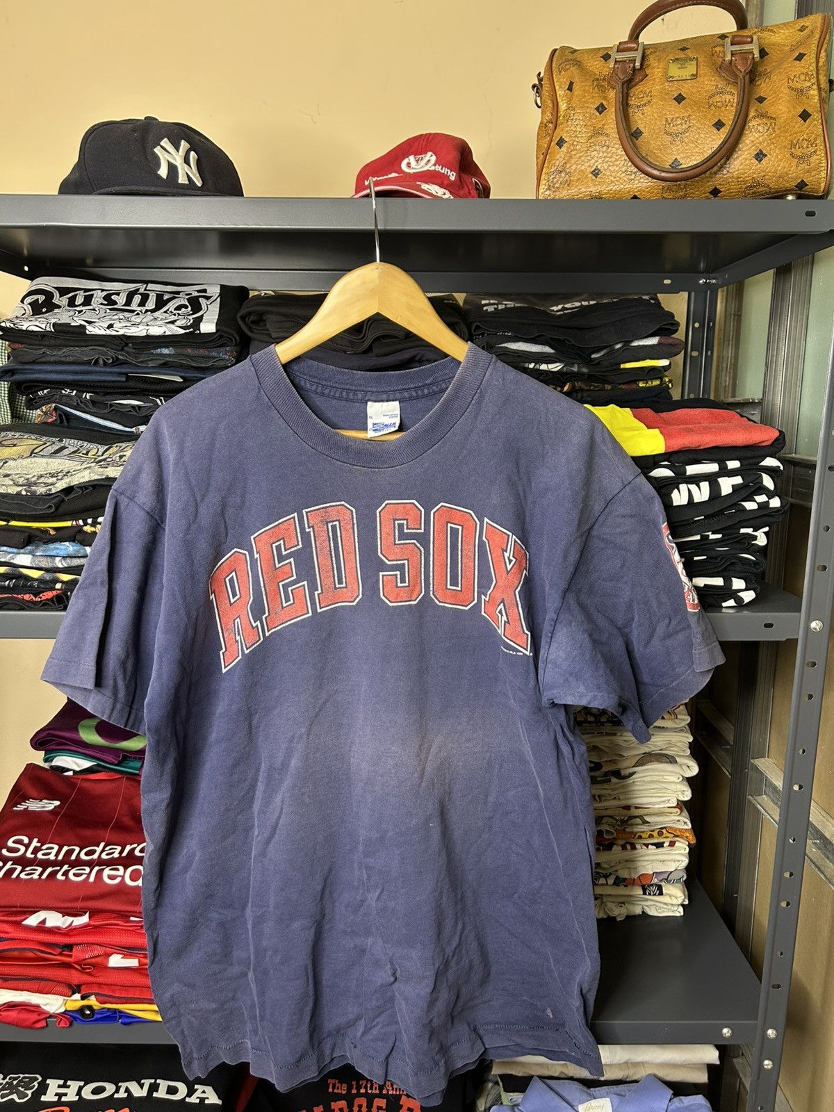 MLB Vintage 1996 Red Sox T-Shirt Salem Sportswear XL USA Size US XL / EU 56 / 4 - 1 Thumbnail