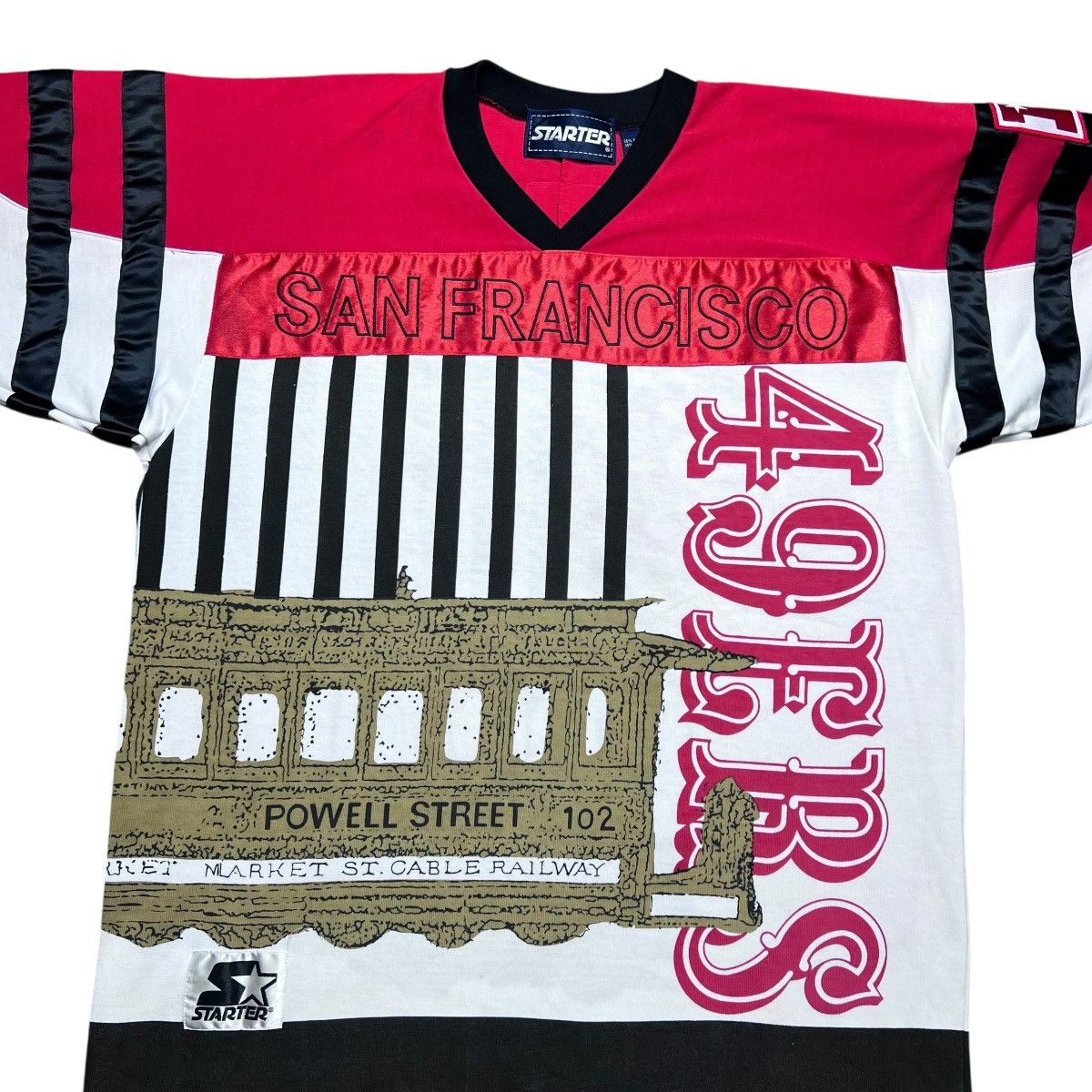 Starter NFL San Francisco 49ers Starter All Over Print Sweatshirt Size US XL / EU 56 / 4 - 8 Thumbnail