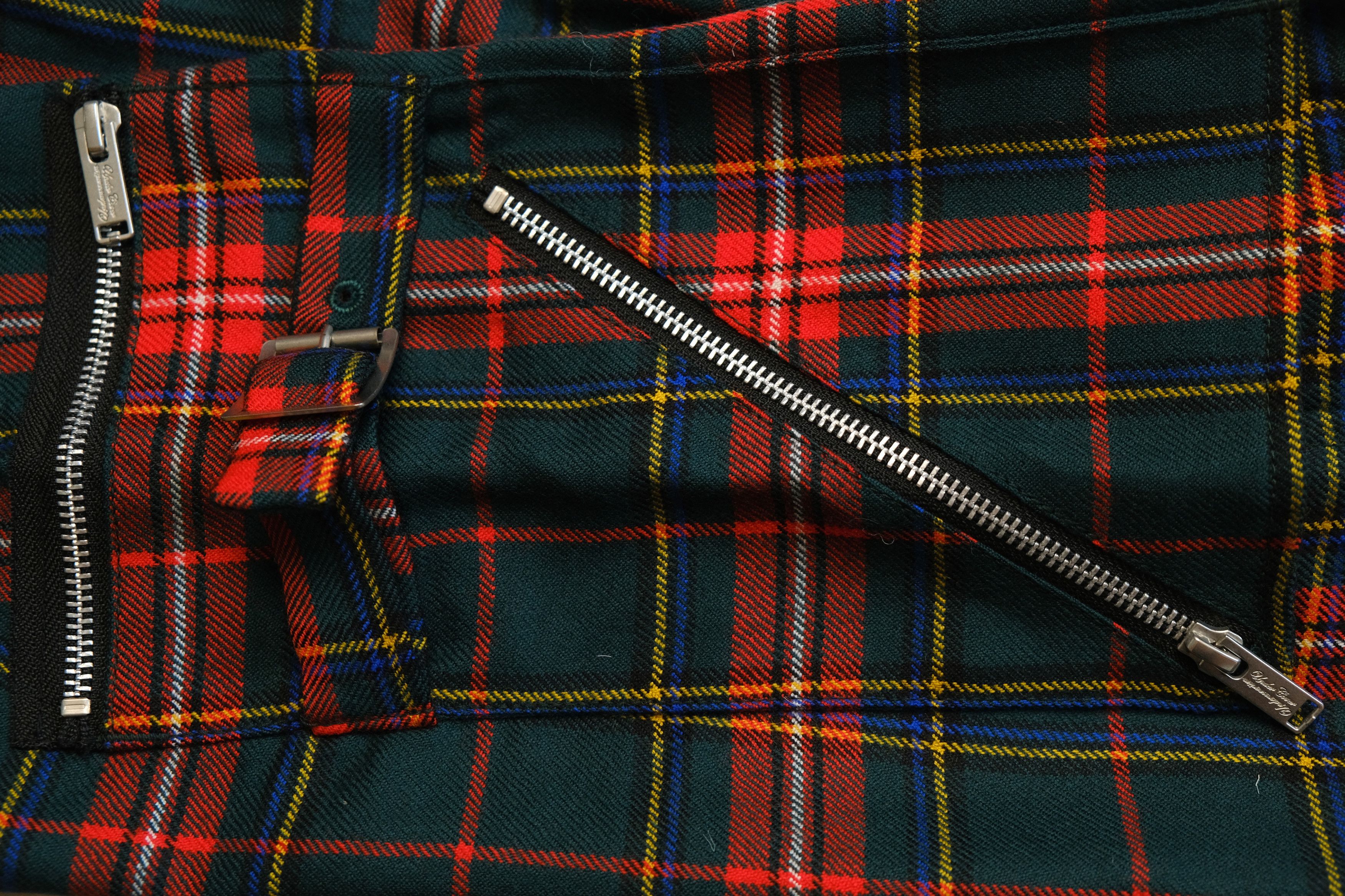 Undercover UNDERCOVER Zip design check pants from fall 2022 runway Size US 30 / EU 46 - 7 Thumbnail
