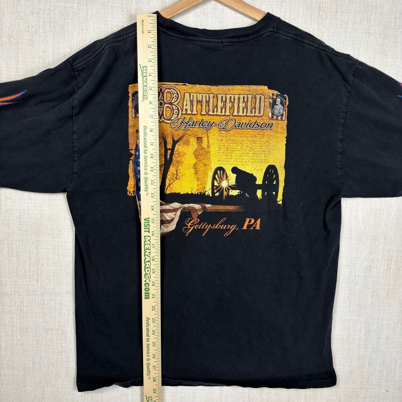 Harley Davidson Harley Davidson Long Sleeve Print 2008 Black Tee Size US XL / EU 56 / 4 - 11 Thumbnail