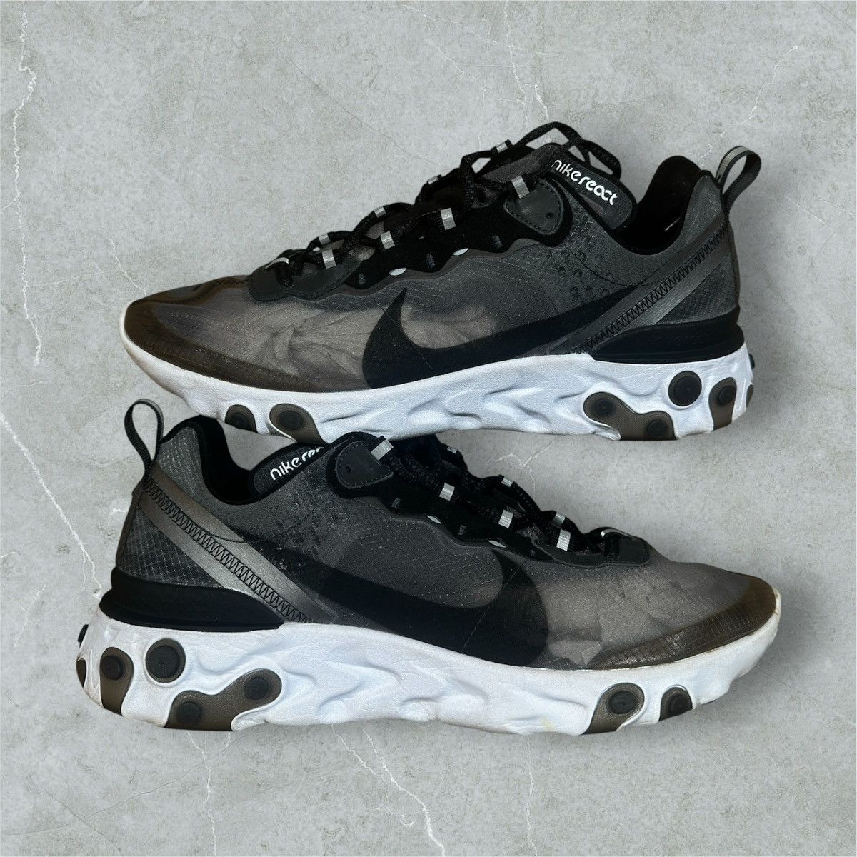 Nike Nike React Element 87 Anthracite Sneaker Mens Size 11.5 Size US 11.5 / EU 44-45 - 1 Thumbnail