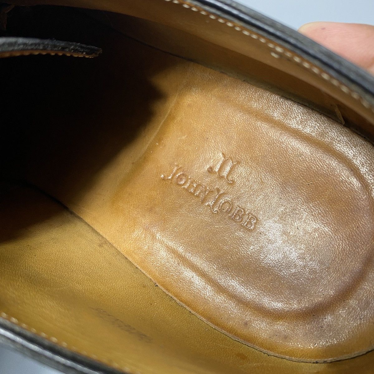 John Lobb Derby Barros Black Leather Shoes Size US 8.5 / EU 41-42 - 15 Thumbnail