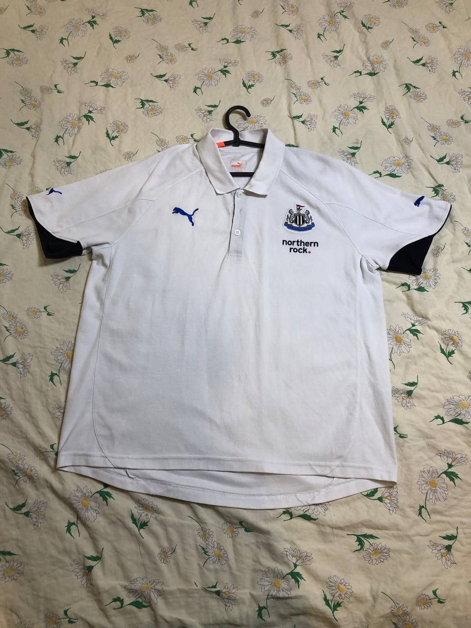 Puma Y2K T-shirt Puma white logo polo Vintage print Size US XL / EU 56 / 4 - 1 Thumbnail