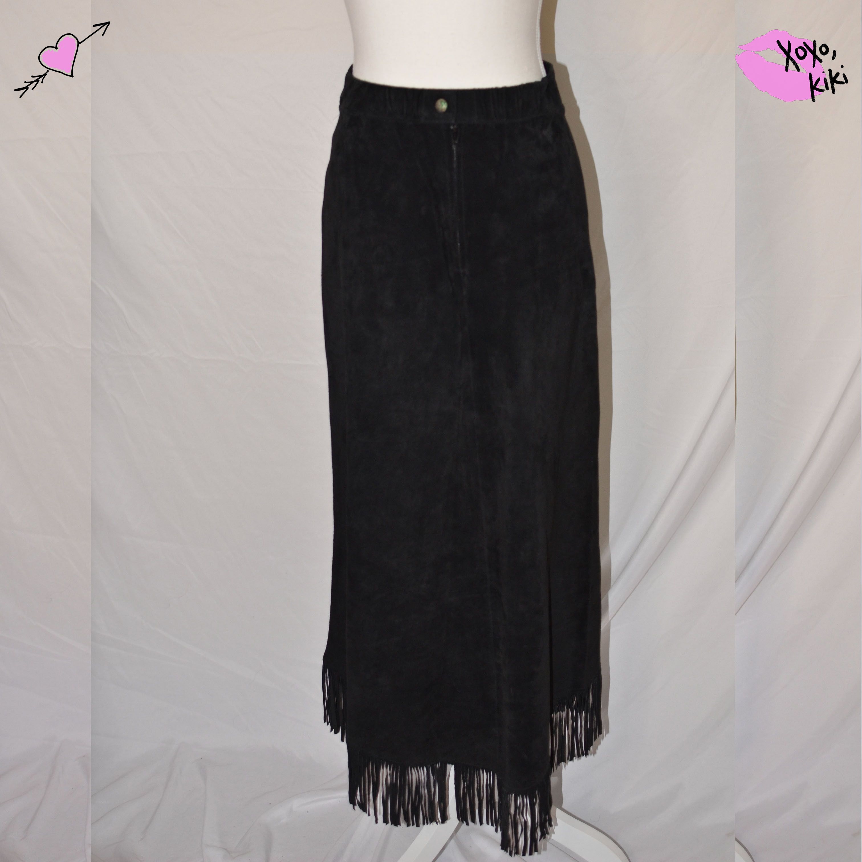 Other LEATHER MAXI SKIRT Size 25" / US 0 / IT 36 - 1 Thumbnail
