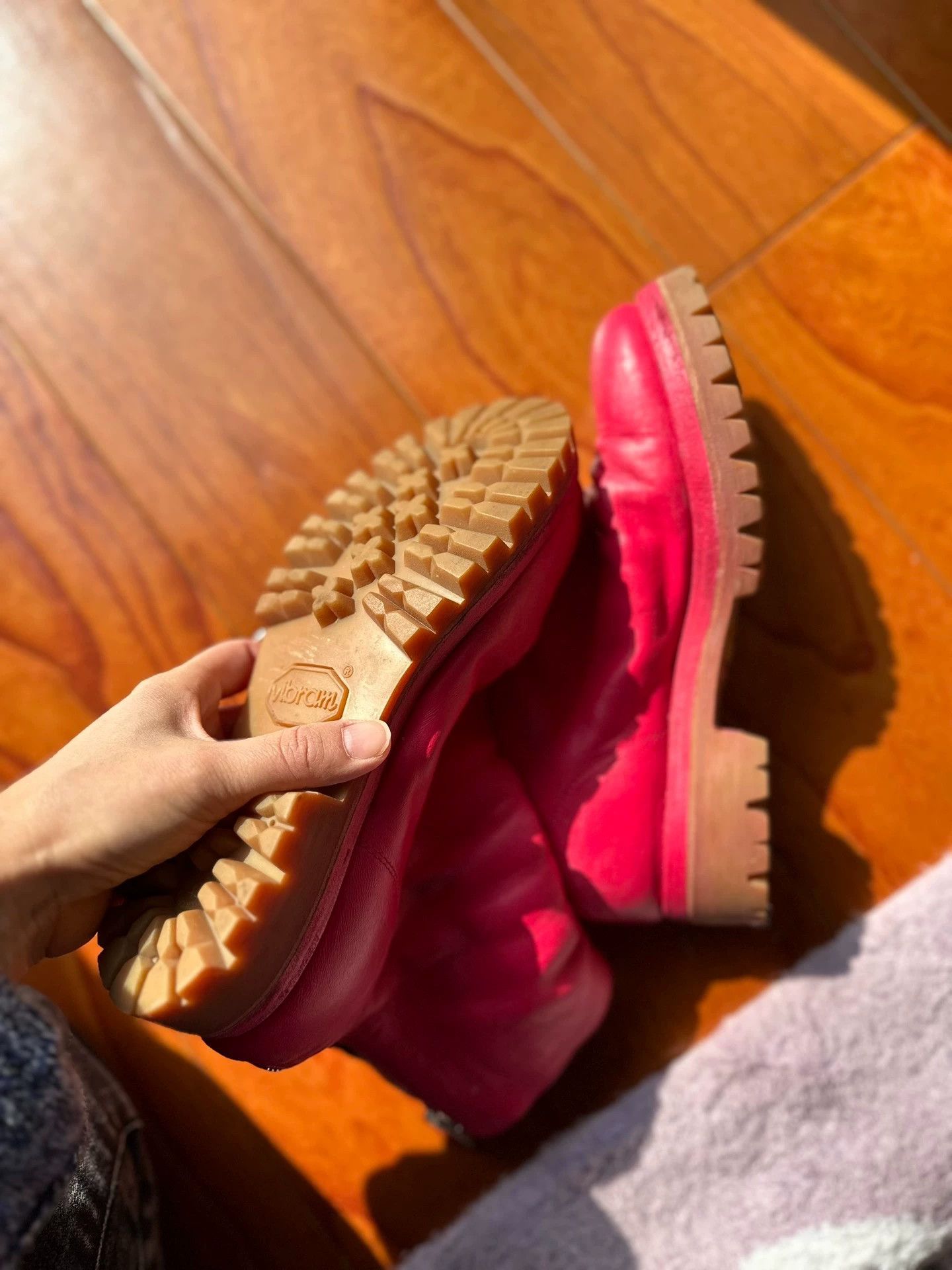 Guidi Guidi Vibram Sole Distressed Short Boots 36 Peach 95 New Size US 5.5 / IT 35.5 - 4 Thumbnail