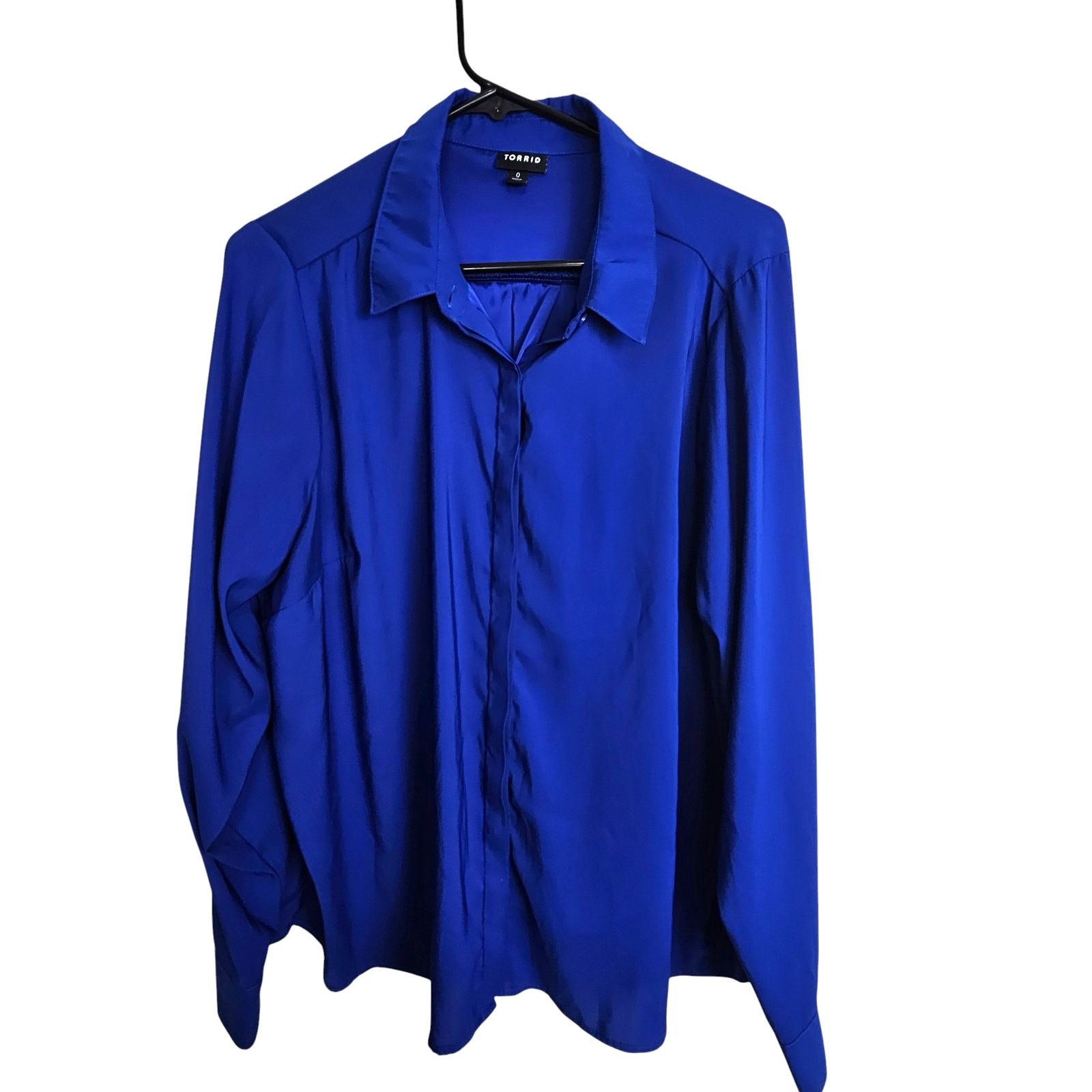Torrid Torrid Womens Button Blouse Plus Size 0X Career Corp Work Size XL / US 12-14 / IT 48-50 - 1 Thumbnail