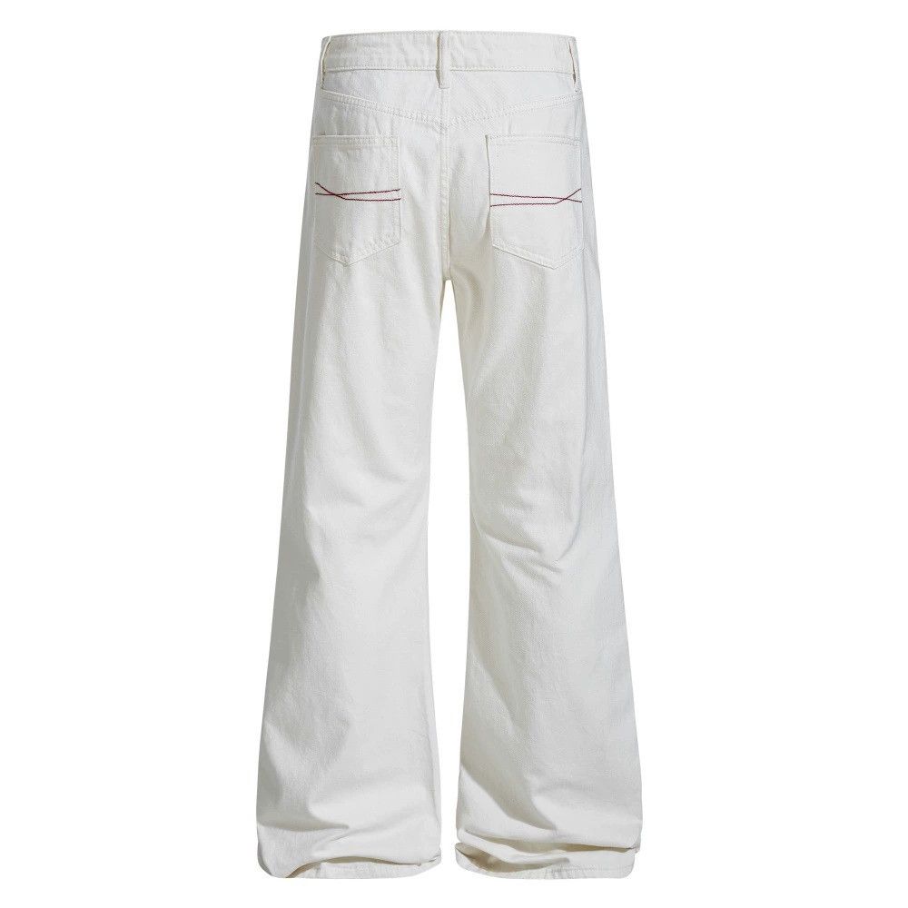 Jean Men's high street loose casual flared jeans Size US 32 / EU 48 - 2 Thumbnail