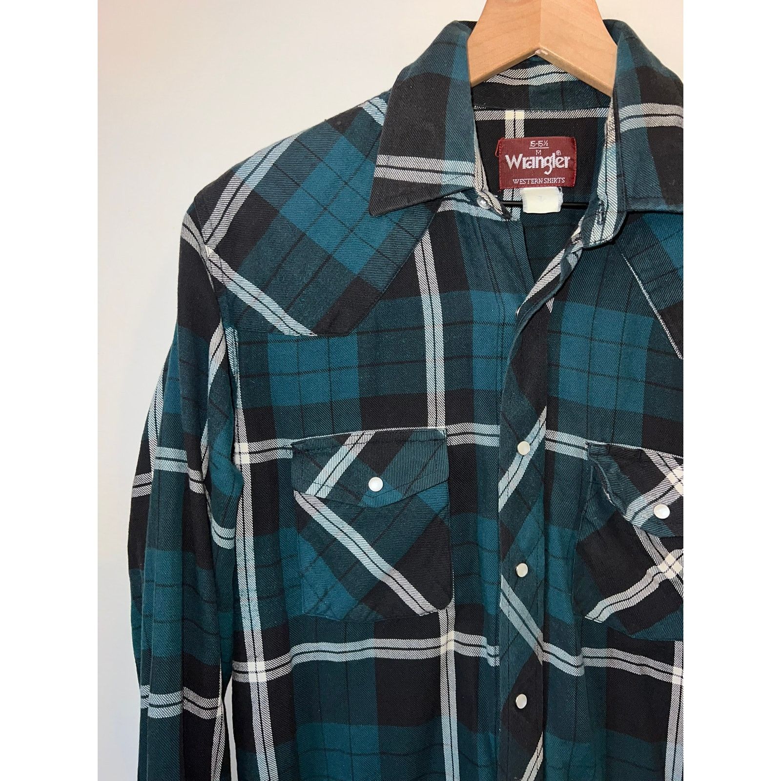 Wrangler Vintage Wrangler Pearl Snap Western Button Up Shirt VTG M Size US M / EU 48-50 / 2 - 3 Thumbnail