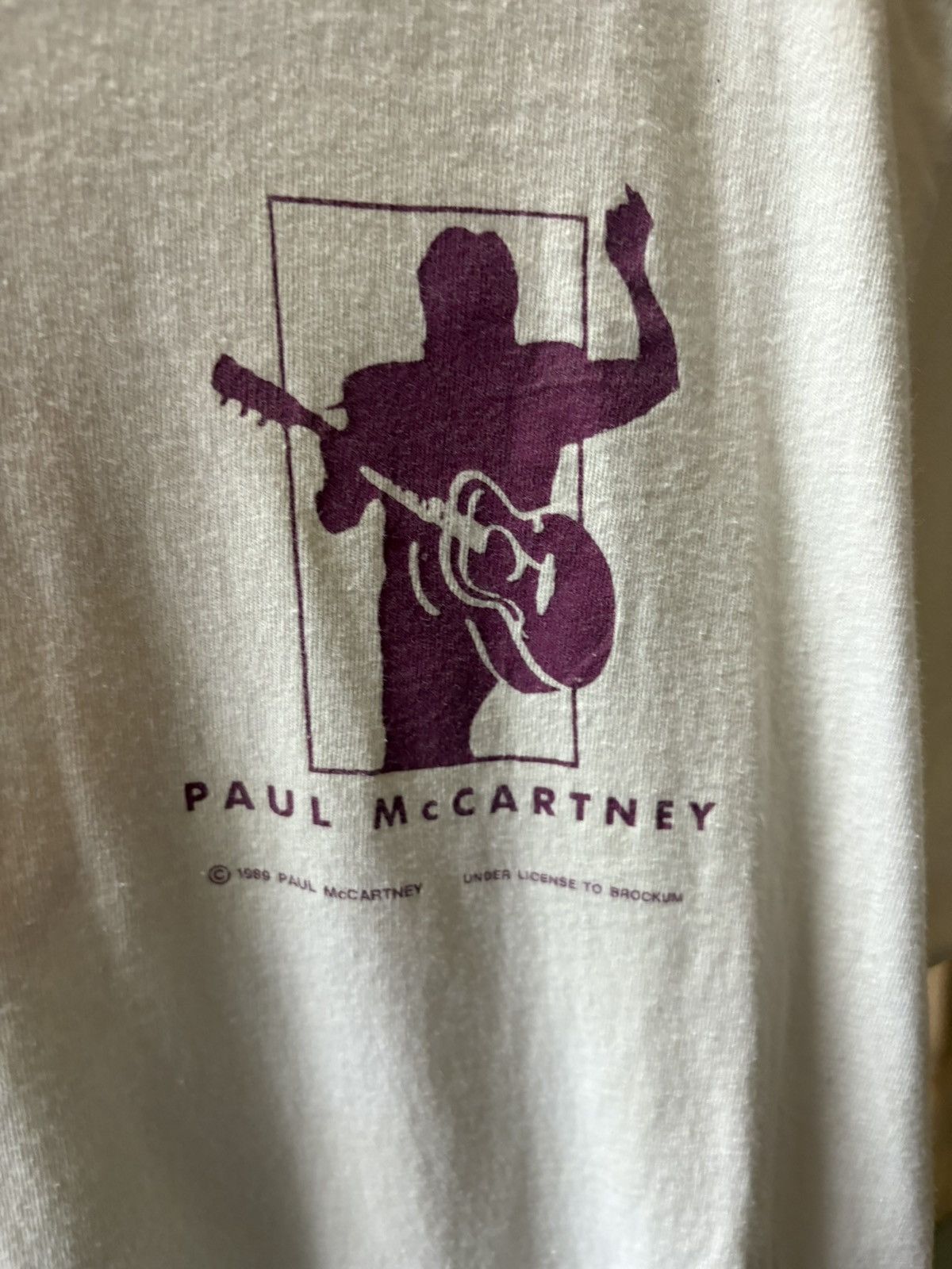 Band Tees 1989 Paul McCartney Concert T-Shirt Size US M / EU 48-50 / 2 - 3 Thumbnail