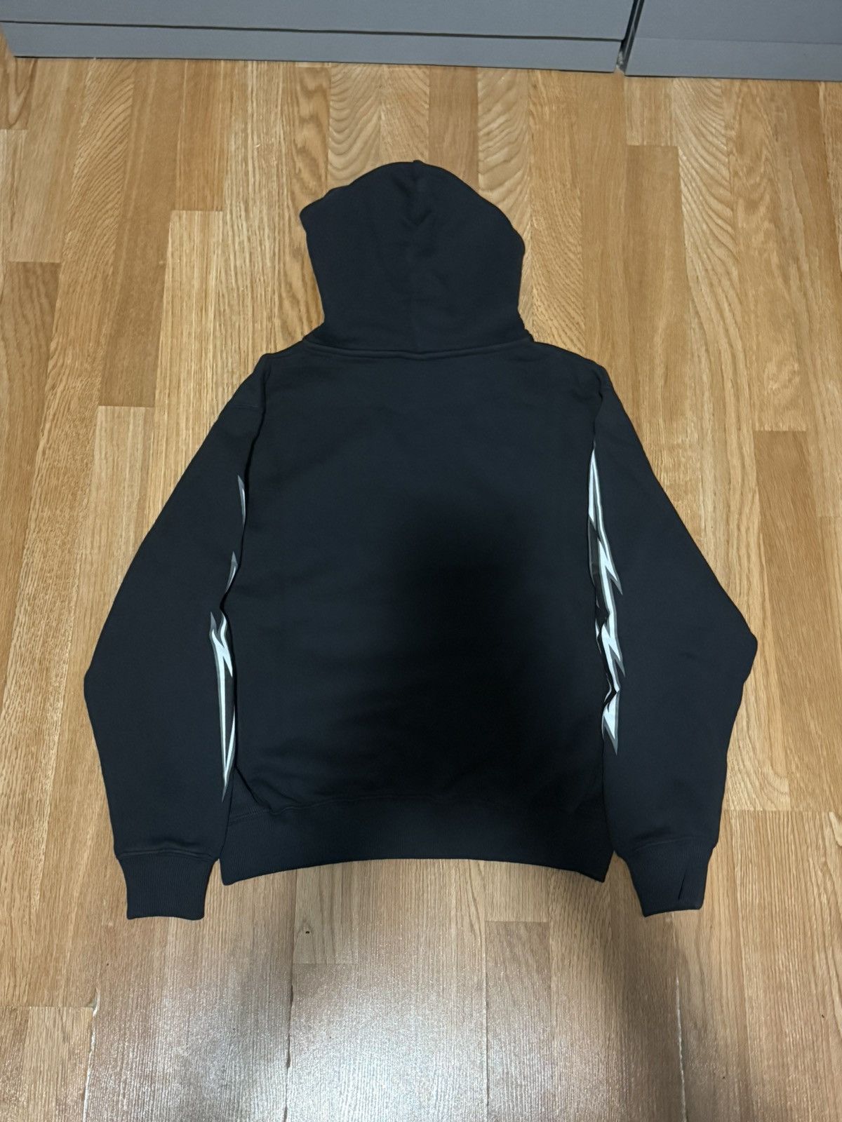 Eric Emanuel Eric Emanuel Black Bolt Pattern Hoodie Size US S / EU 44-46 / 1 - 2 Thumbnail