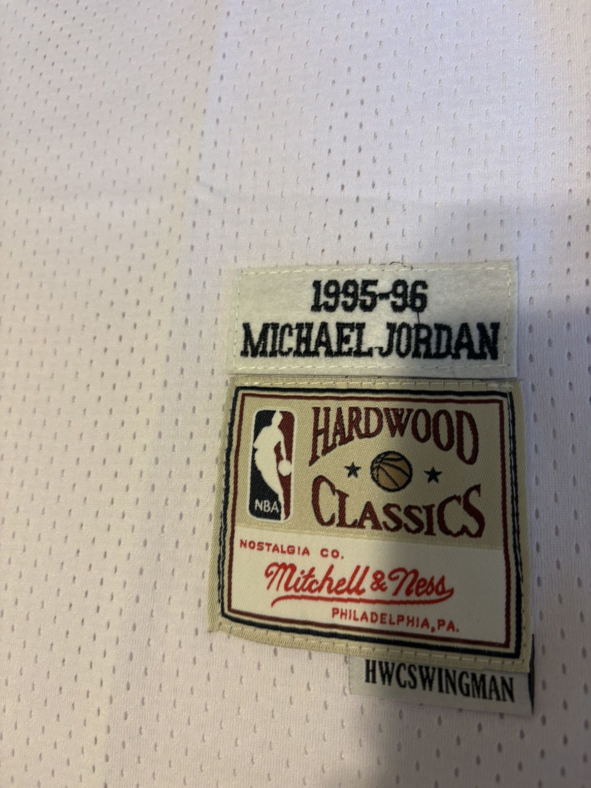 Mitchell & Ness Michael Jordan Mitchell & ness white Chicago Bulls jersey Size US XXL / EU 58 / 5 - 2 Thumbnail