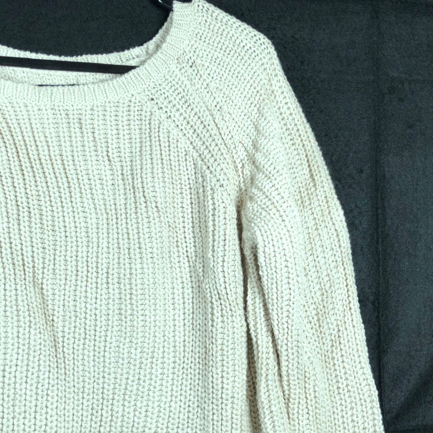 Ann Taylor Ann Taylor Womens Sweater Tan Knitted Zip Sleeves Wool Blend Stretch S Pullover Round Neck Knits Regular Size S Womens Casual Workwear Size S / US 4 / IT 40 - 4 Thumbnail