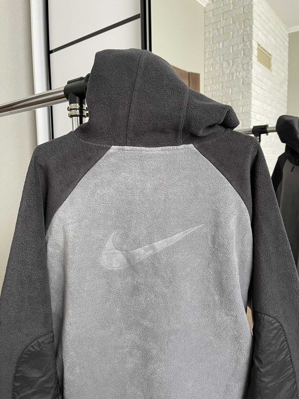 Vintage Nike Ninja Fleece Hoodie Vintage 90s Big Logo Size US S / EU 44-46 / 1 - 9 Thumbnail