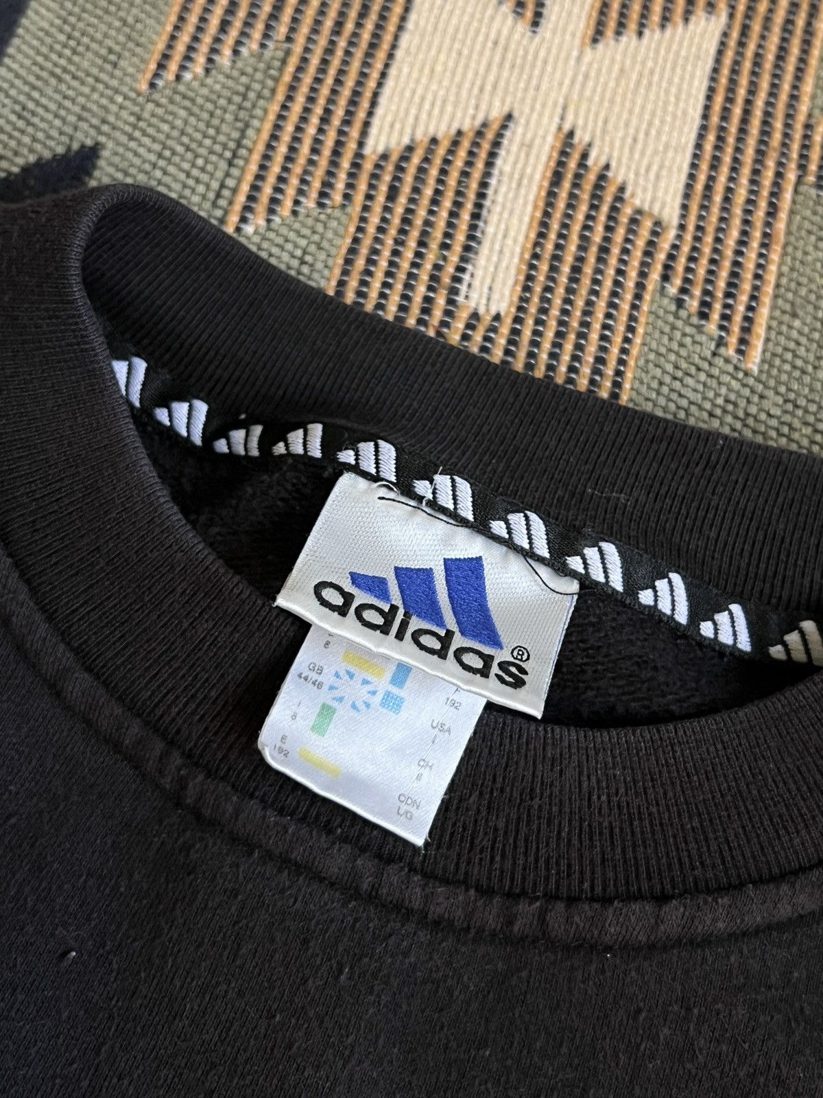 Adidas × Vintage Adidas Vintage Brown Sweatshirt Size US L / EU 52-54 / 3 - 7 Thumbnail