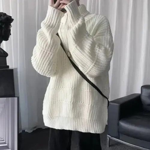 Aran Isles Knitwear Turtle Neck - Style Streetwear Knitted Sweatshirt Size US L / EU 52-54 / 3 - 3 Thumbnail