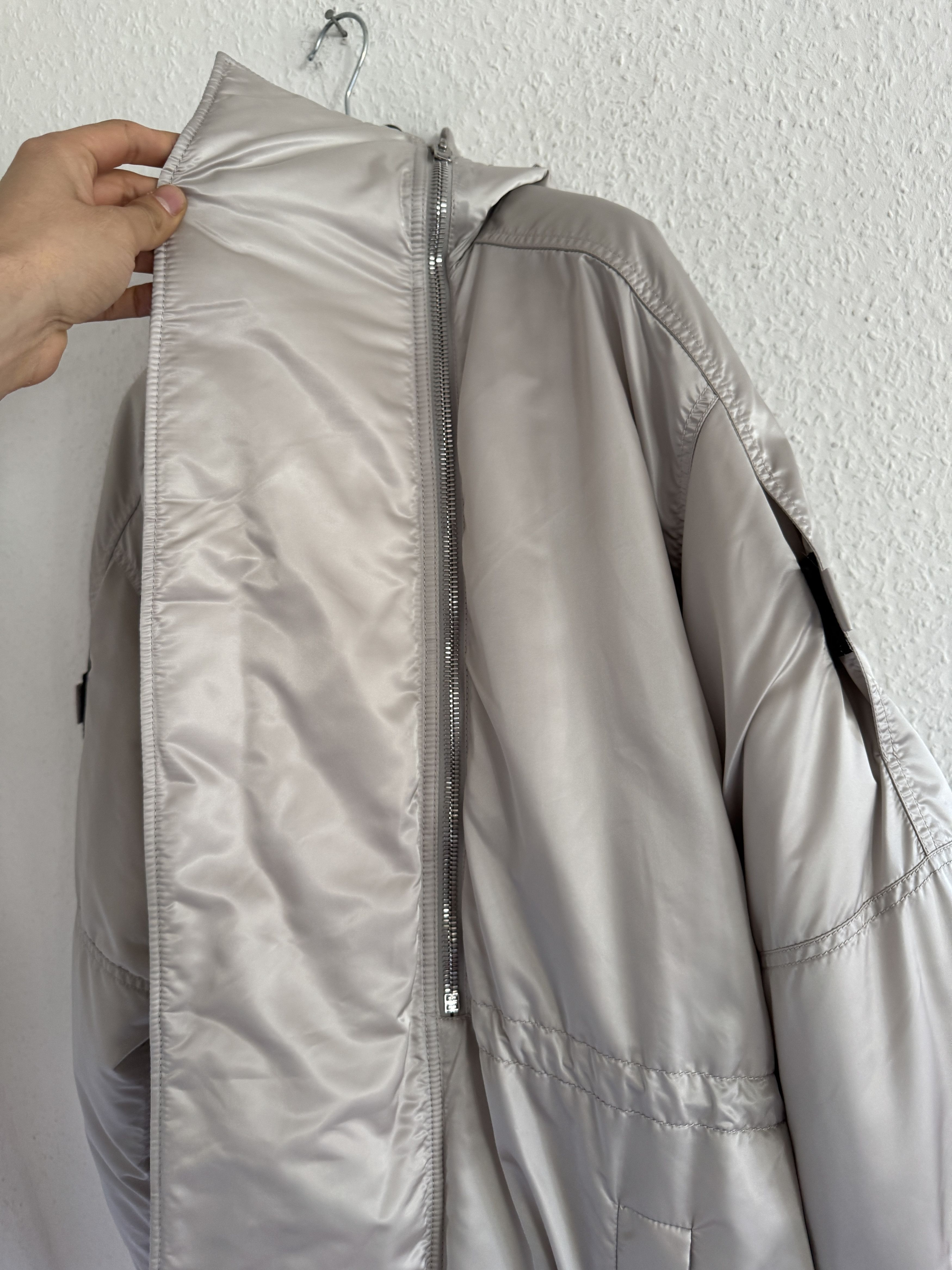 Givenchy Pre Fall 21 Metallic Silver Coat Size US XL / EU 56 / 4 - 17 Thumbnail
