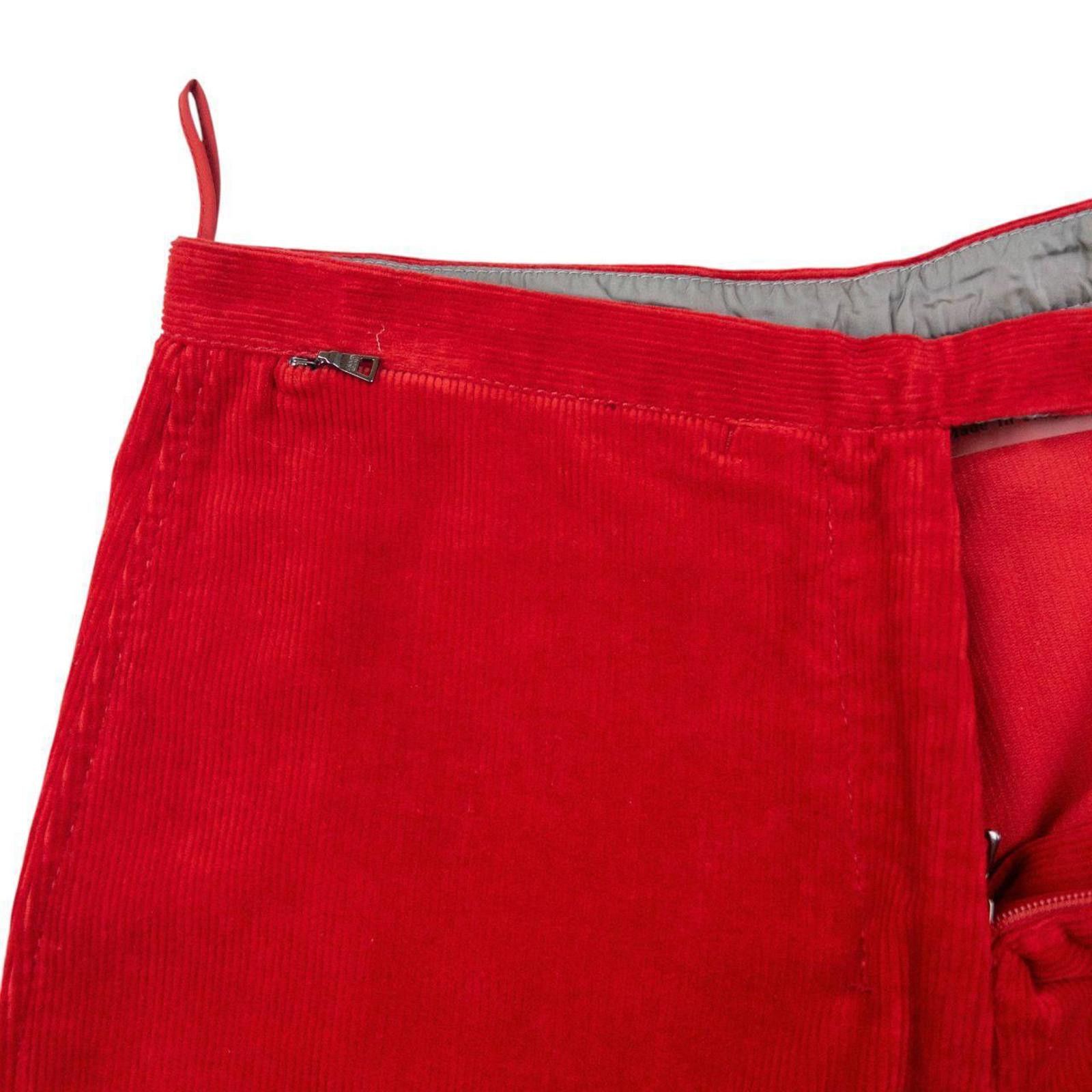 Prada Vintage 2000s Prada Sport Layered Zip Cuff Corduroy Trousers Size US 27 - 6 Thumbnail