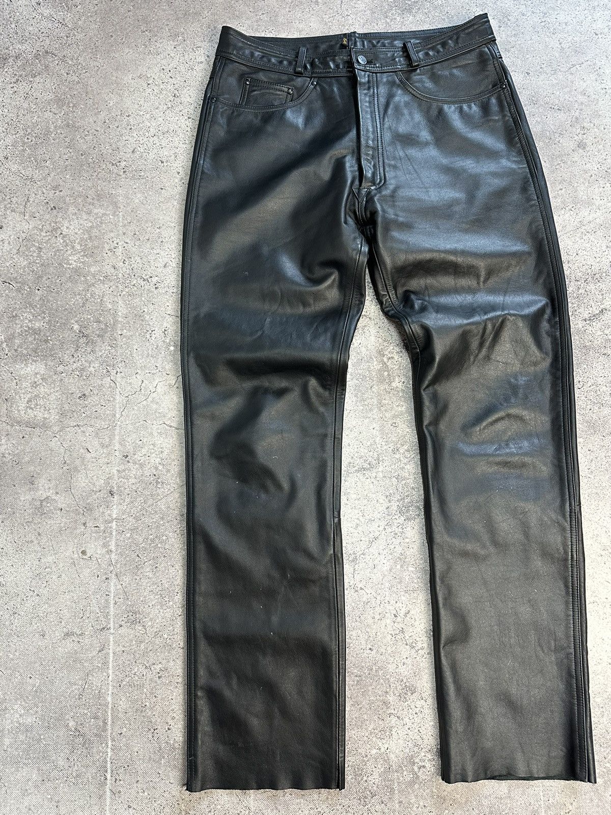 Leather Vintage IXS Leather Pants Black Riding Y2K Archival Size US 34 / EU 50 - 6 Thumbnail