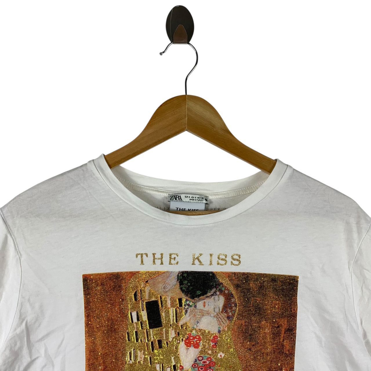 Vintage × Zara ZARA X THE KISS by gustav klimt art printed tee Size US M / EU 48-50 / 2 - 2 Thumbnail