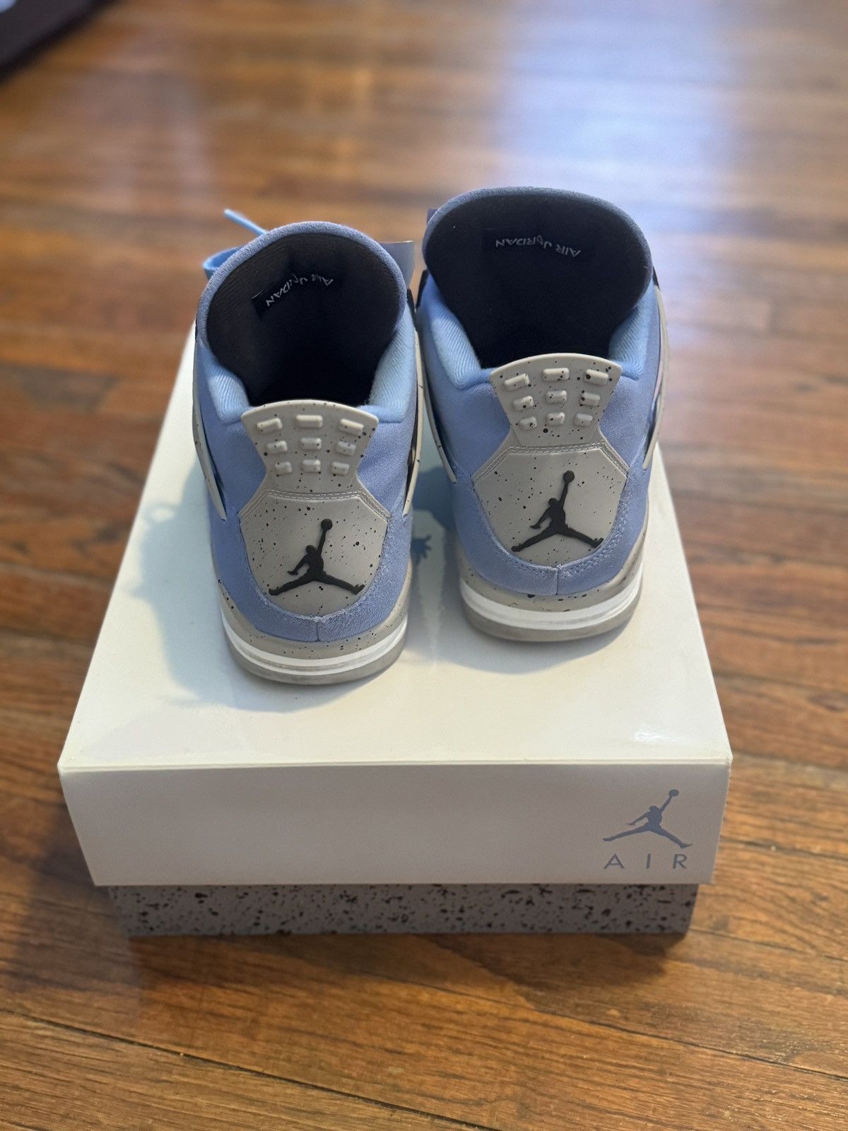 Jordan Brand × Nike JORDAN 4 RETRO UNIVERSITY UNC BLUES Size US 11.5 / EU 44-45 - 3 Thumbnail