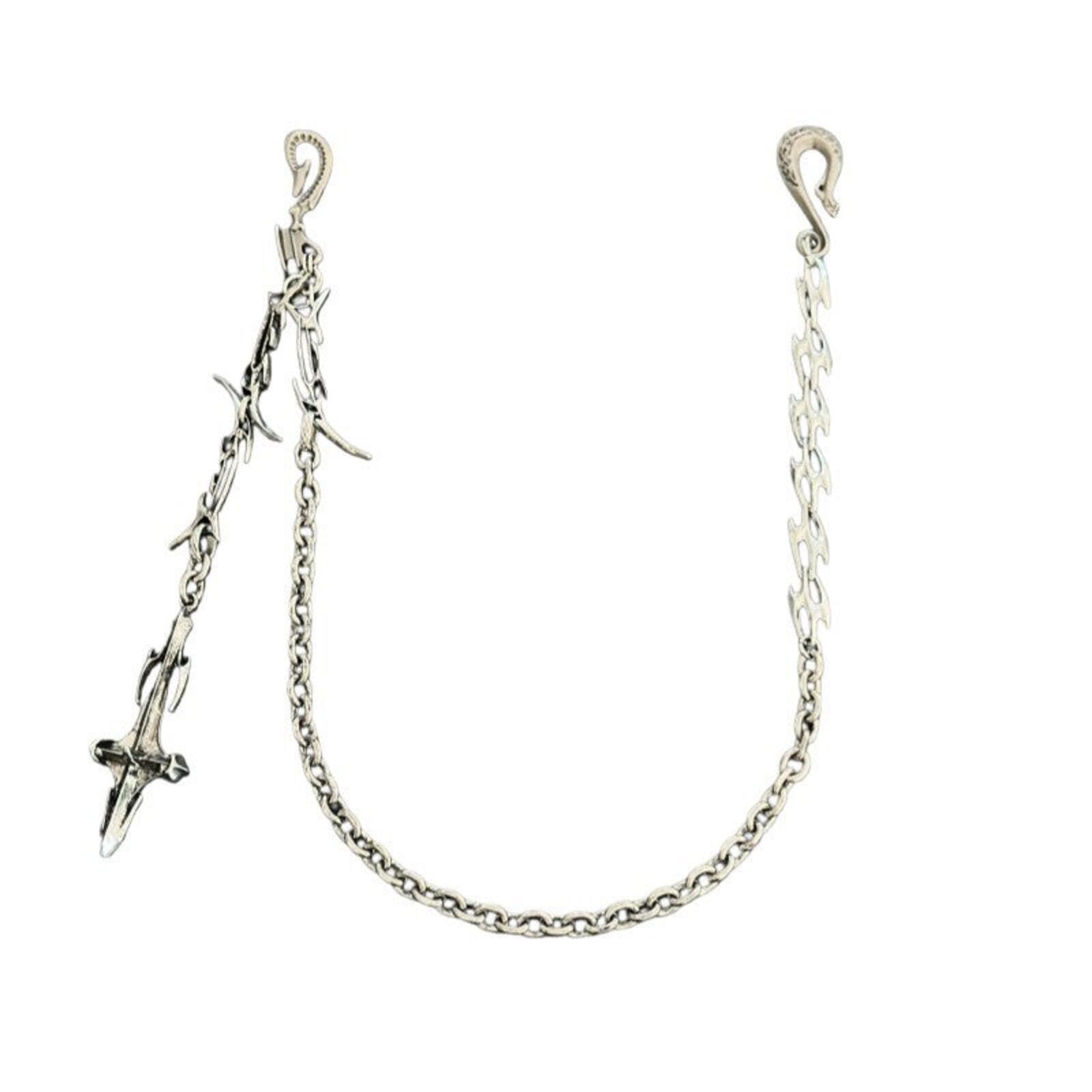 Jewelry Gothic Sword Chain Waist Accessory | Dark Metal Street Size ONE SIZE - 5 Thumbnail