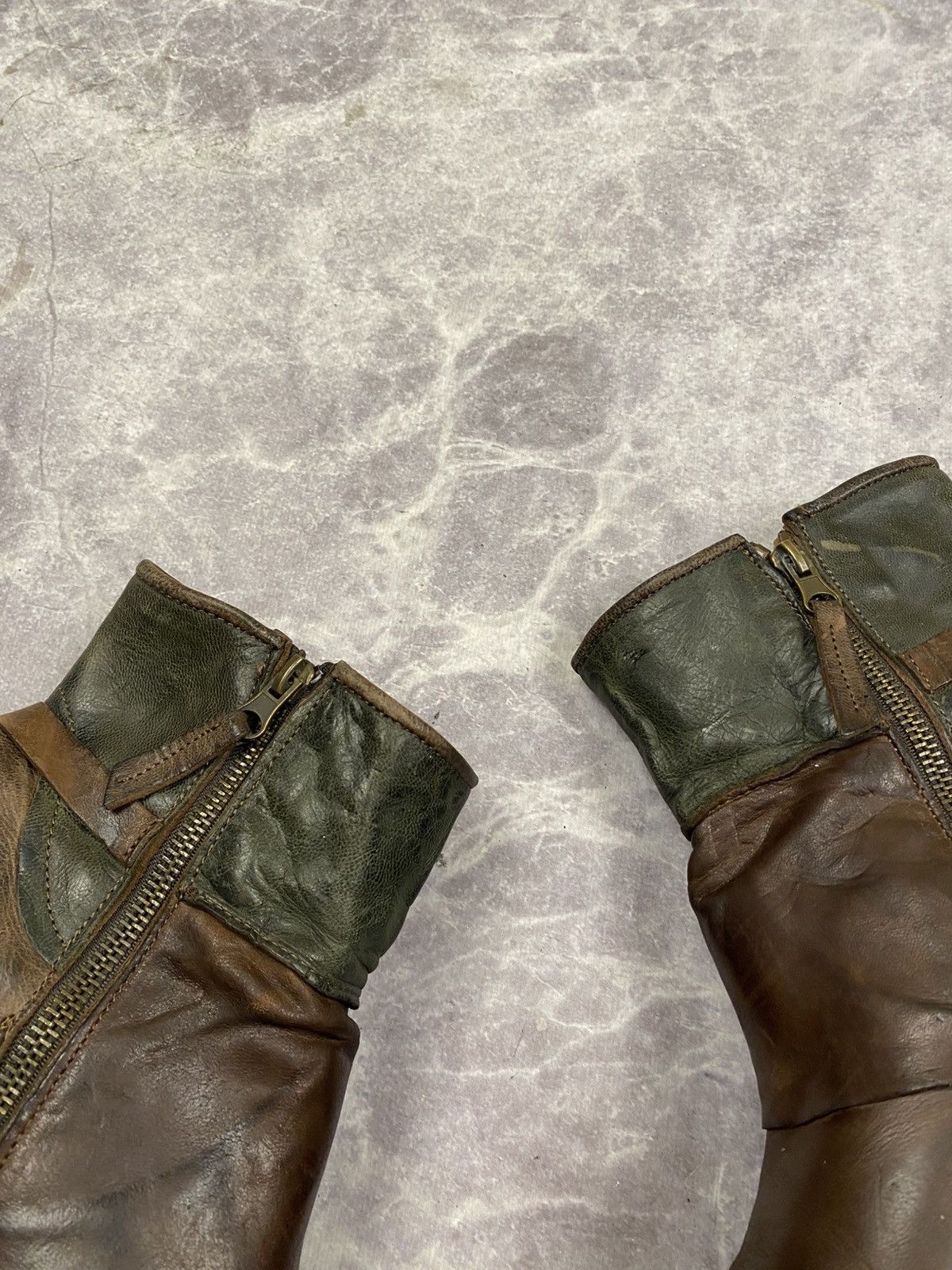 Other Vintage Avantgarde Y2K Grange A.S.98 Style Boho Boots ASH Size US 10 / IT 40 - 9 Thumbnail
