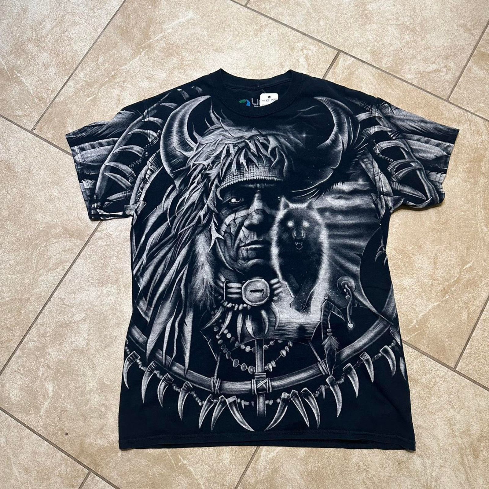 Liquid Blue Liquid Blue Native Wolf AOP T-shirt Size US M / EU 48-50 / 2 - 1 Thumbnail