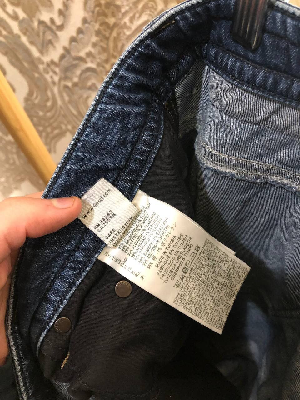 Diesel VINTAGE DIESEL INDUSTRY DENIM DIVISION JEANS CASUAL Y2K 90s Size US 34 / EU 50 - 6 Thumbnail