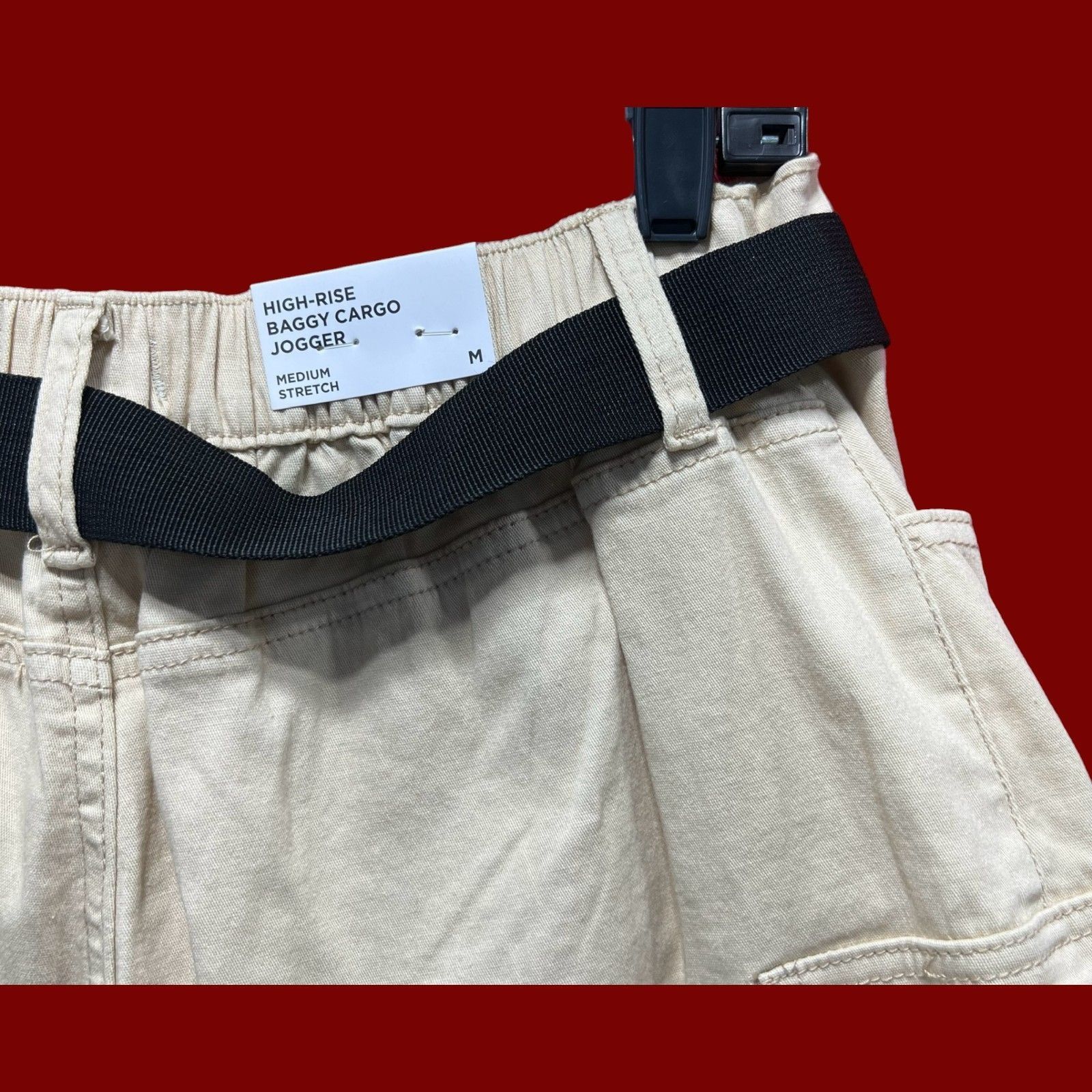 rue21 Rue 21 - Women's High-Rise Baggy Cargo Jogger - Medium Stret Size 28" / US 6 / IT 42 - 15 Thumbnail