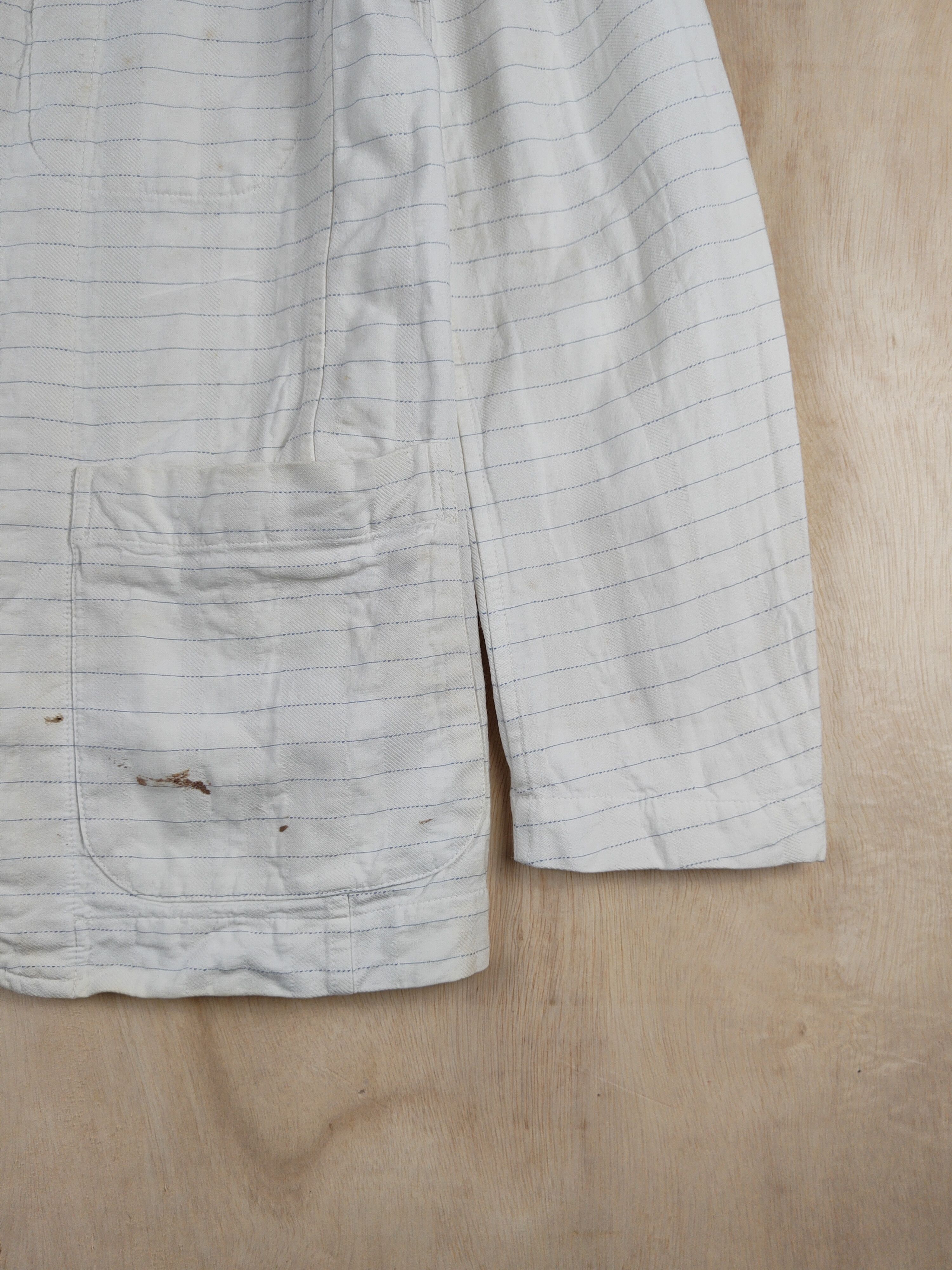 Issey Miyake DL Issey Miyake A-Poc stripe White jacket Blazers #S2492 Size US M / EU 48-50 / 2 - 8 Thumbnail