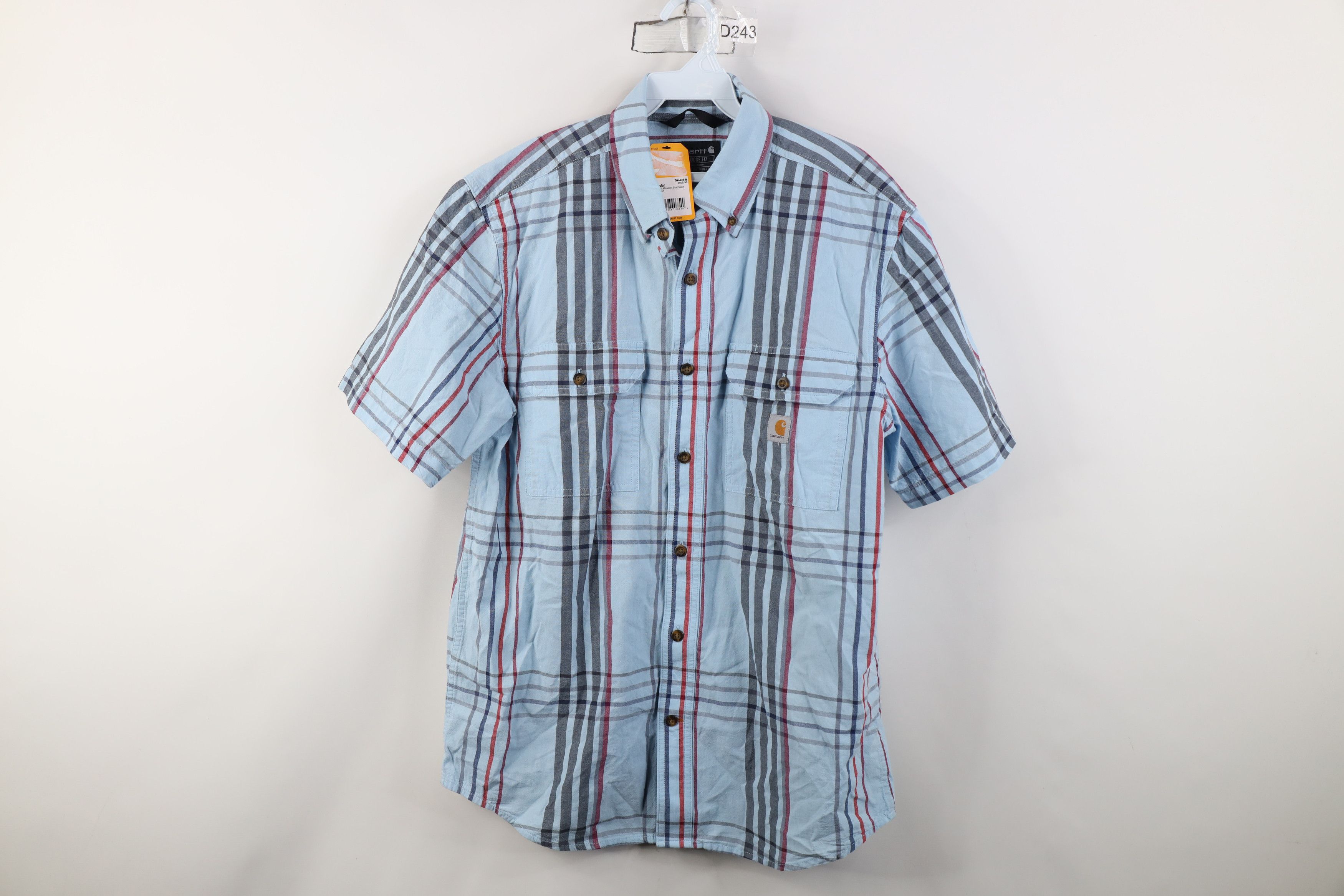 Carhartt Deadstock Vintage Y2K Carhartt Fit Short Sleeve Button Shirt Size US M / EU 48-50 / 2 - 1 Thumbnail