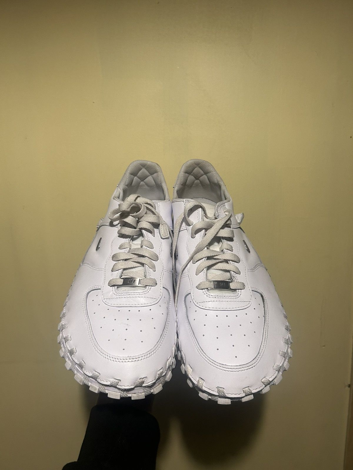 Jacquemus × Nike Nike x Jacquemus J Force 1 Low LX "Jacquemus White" Sneakers Size US 13 / EU 46 - 2 Thumbnail
