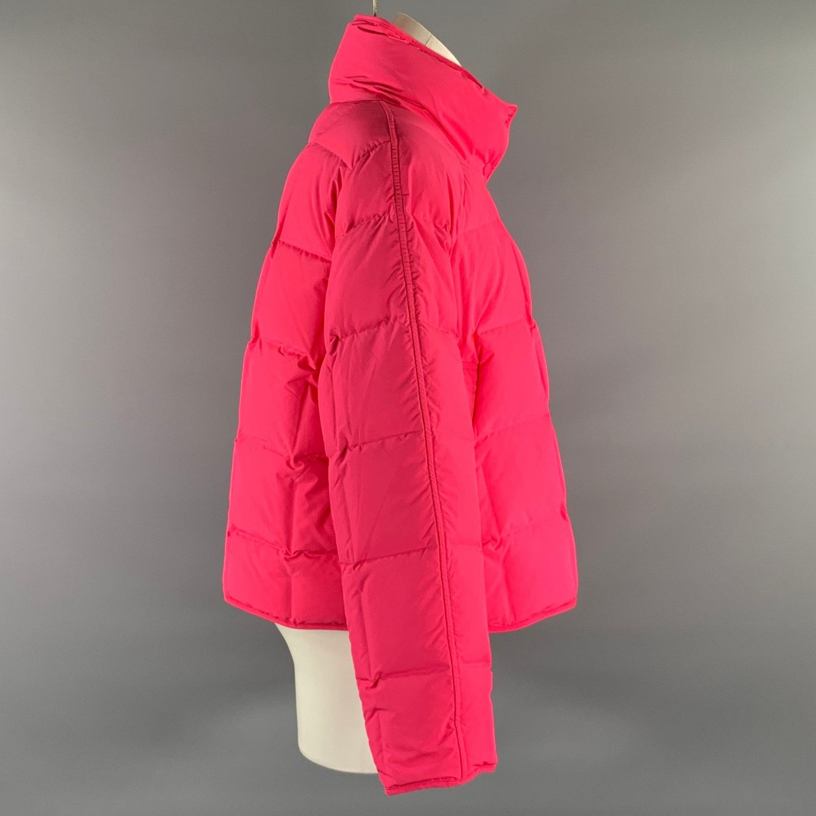 STAND STUDIO STAND STUDIO Size S Pink Polyester Quilted Cropped Jacket Size S / US 4 / IT 40 - 2 Thumbnail