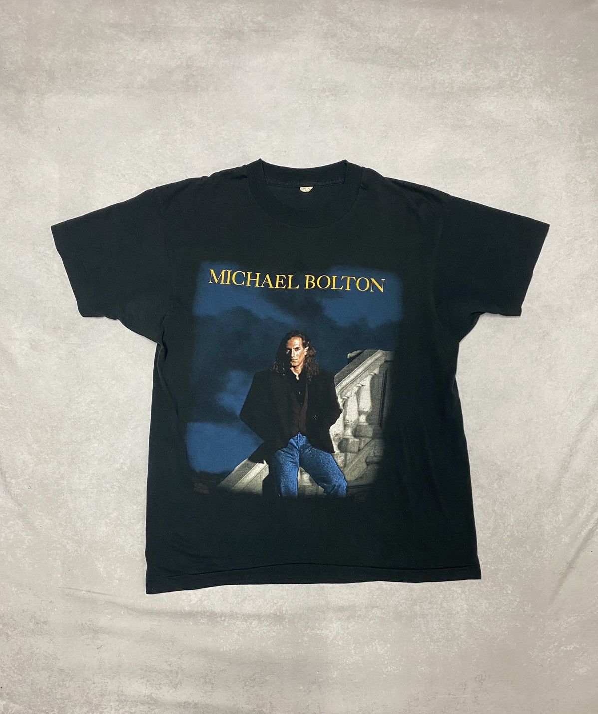 Band Tees × Vintage Vintage 80’s Micheal Bolton Band Screen Stars Tour Tee M Size US M / EU 48-50 / 2 - 1 Thumbnail