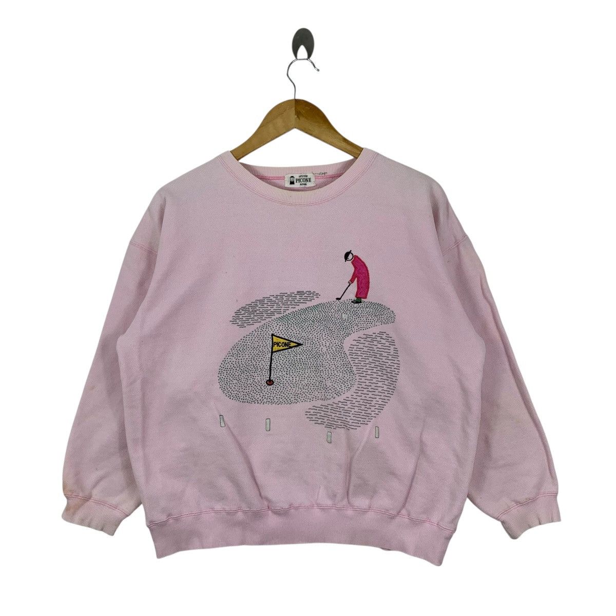 Vintage Vintage STUDIO PICONE ROMA Embroidered Sweatshirt Size US L / EU 52-54 / 3 - 1 Thumbnail