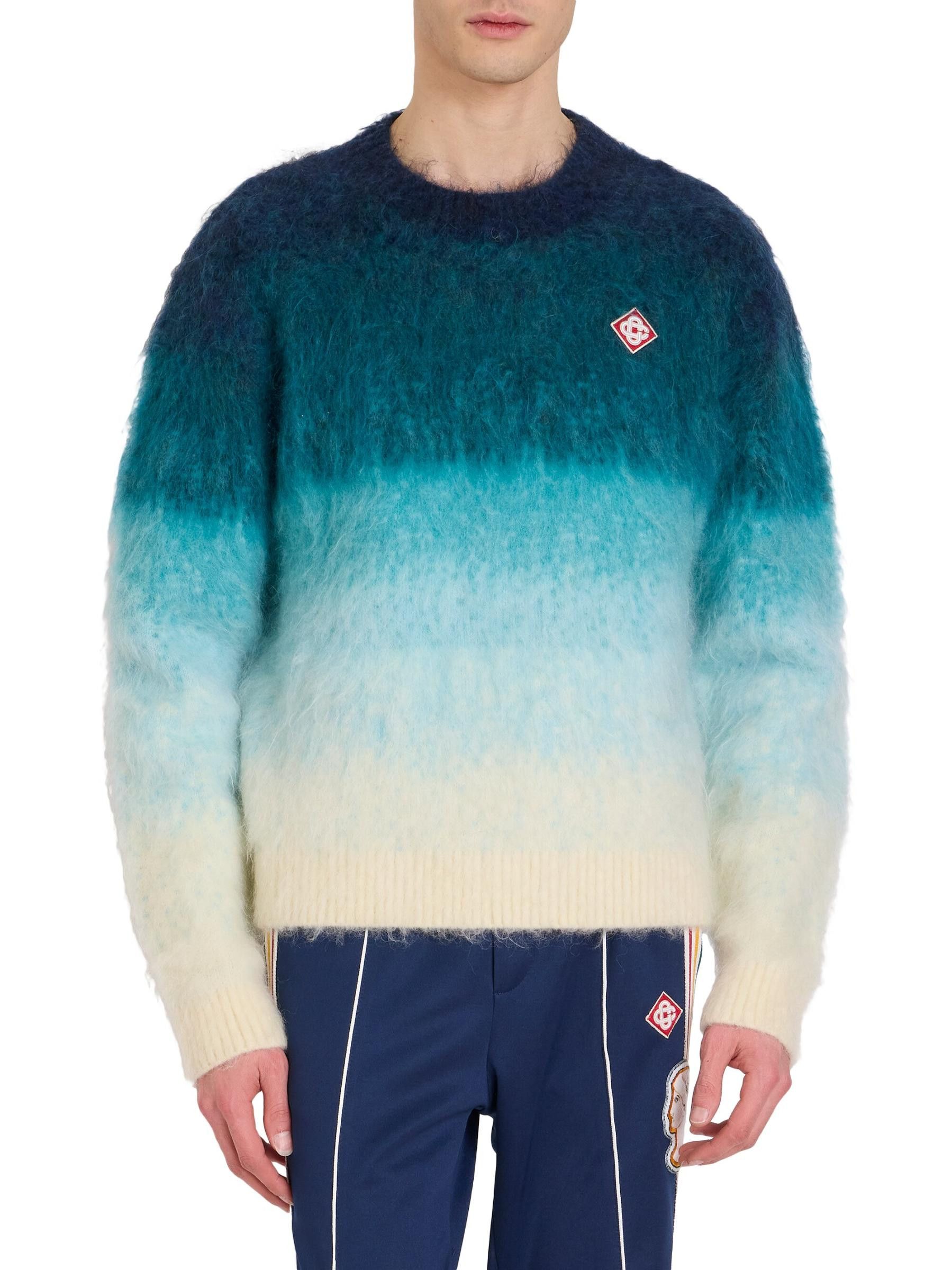 Casablanca os11x0725 Venus As A Boy Gradient Mohair & Wool Sweater Size US S / EU 44-46 / 1 - 2 Thumbnail
