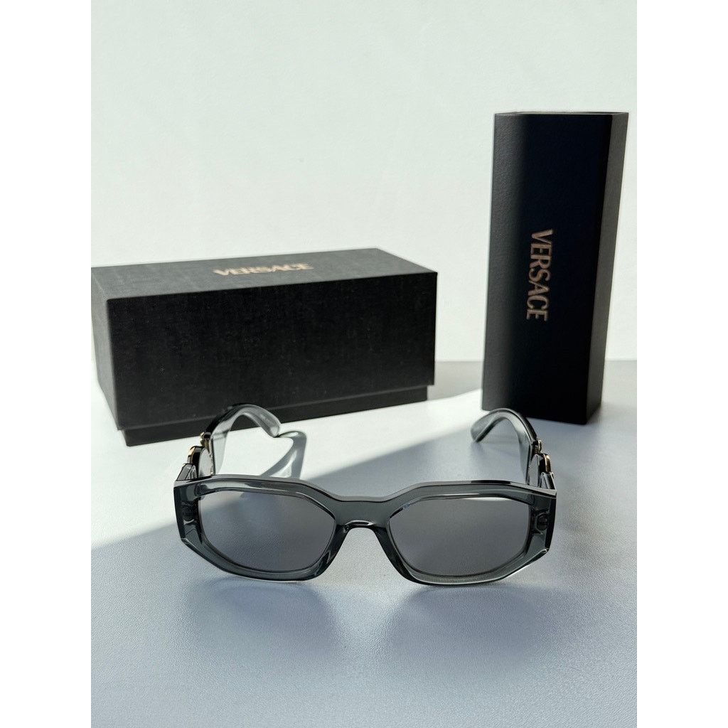 Versace NEW Versace VE4361 'Biggie' Sunglasses in Grey Mirror Size ONE SIZE - 3 Thumbnail