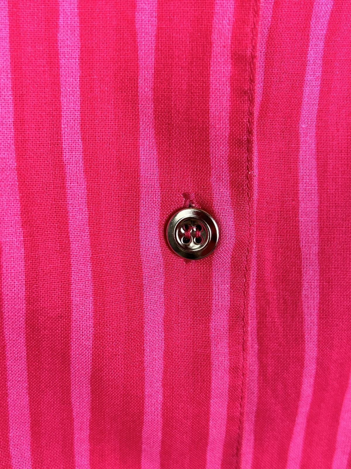 Marimekko Marimekko Jokapoika Metal Button Striped Shirt Pink Size XS Size XS / US 0-2 / IT 36-38 - 4 Thumbnail