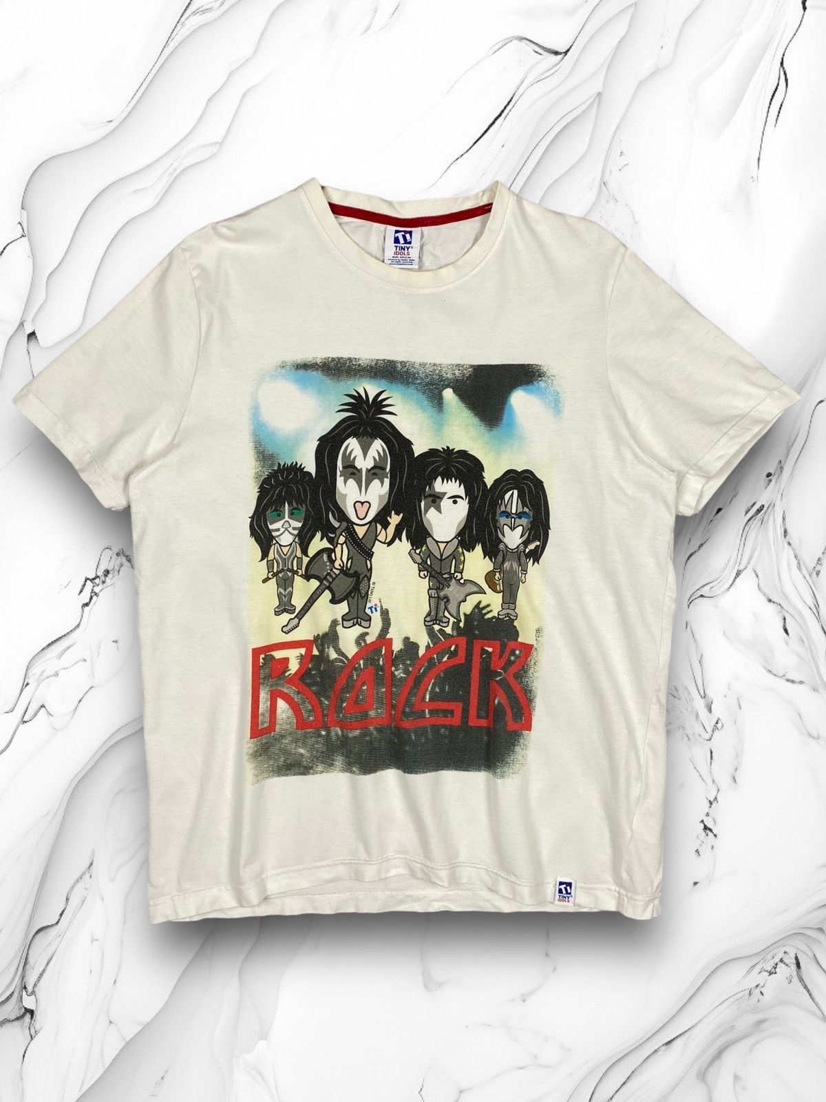 Vintage Vintage Kiss Humor Tee T Shirt Size US L / EU 52-54 / 3 - 1 Thumbnail