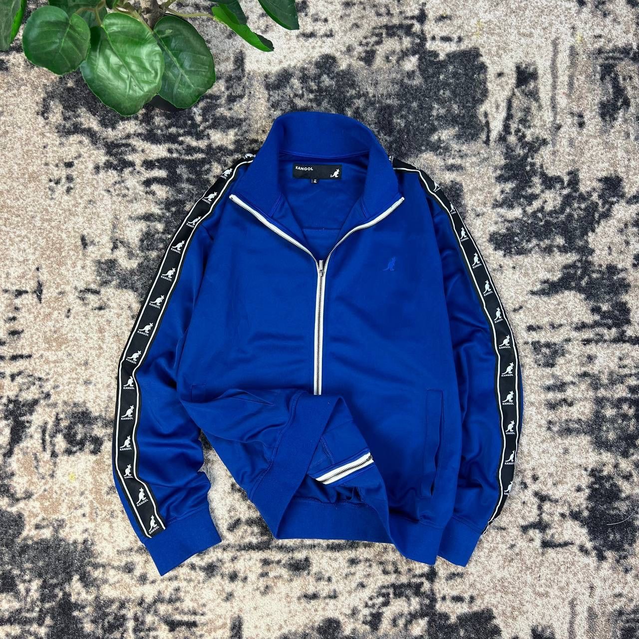 Kangol Kangol Multilogo Lampas Zip Up Track Jacket Size US XL / EU 56 / 4 - 1 Thumbnail