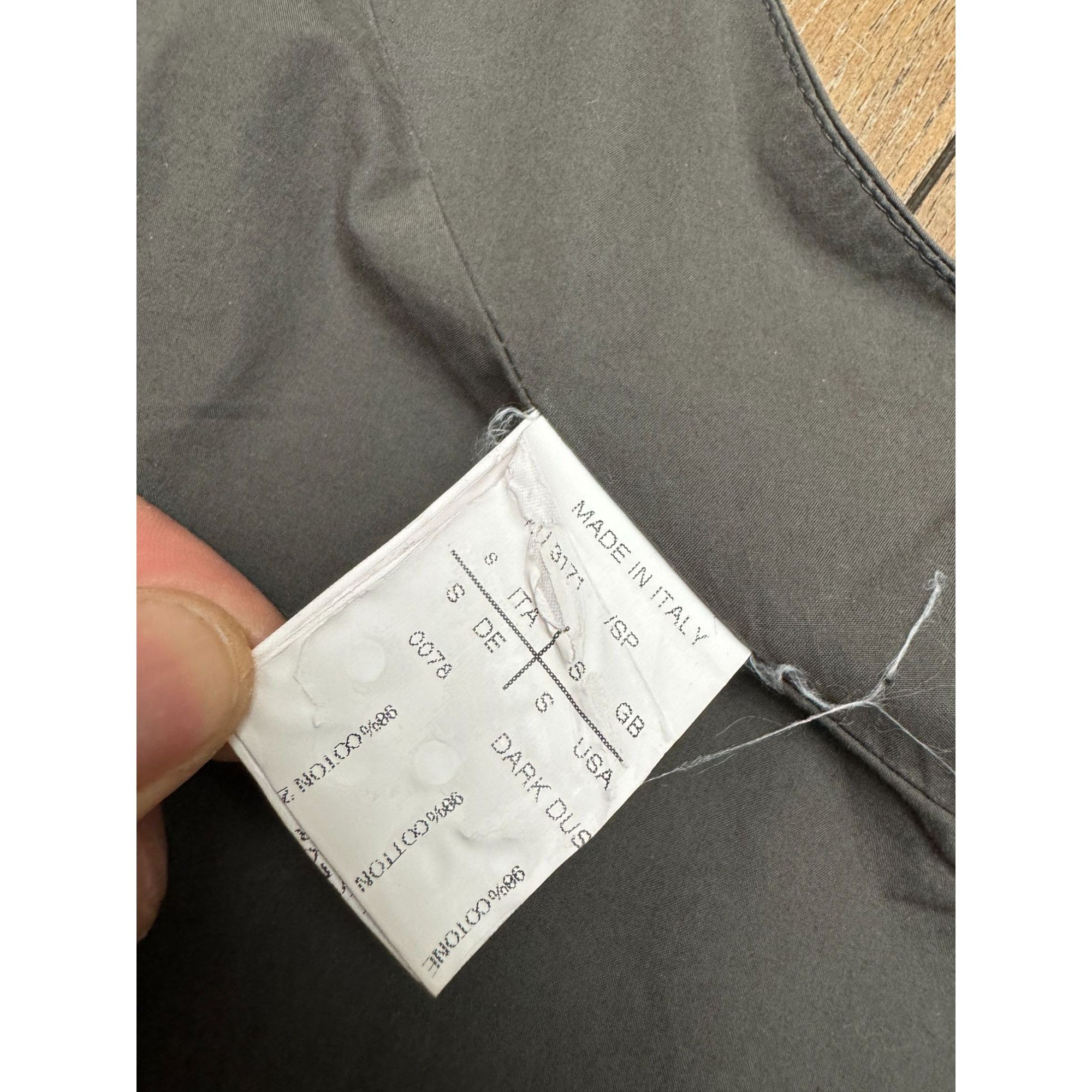 Rick Owens Dark Dust Grey Apron Size S / US 4 / IT 40 - 7 Thumbnail