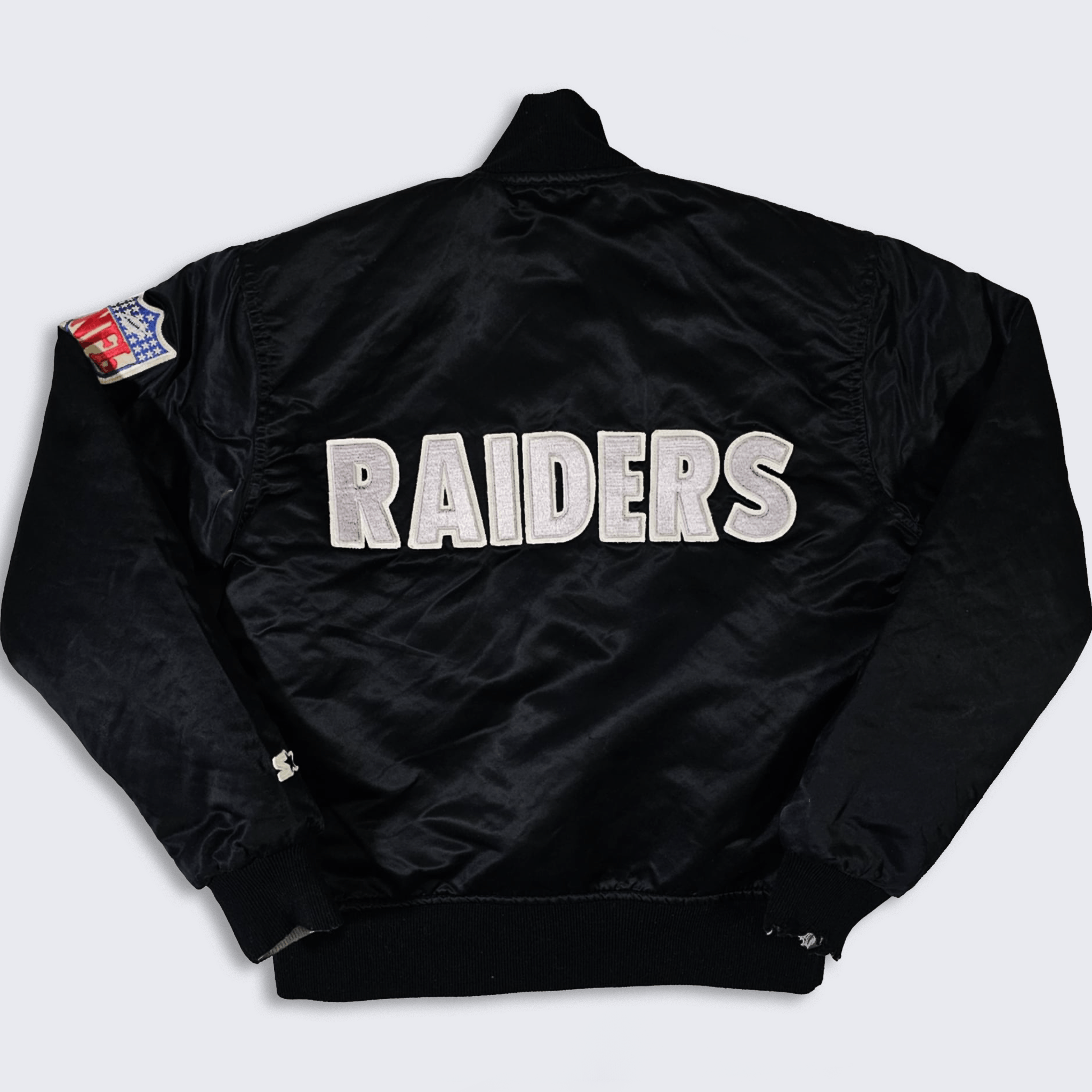 NFL × Starter × Vintage Los Angeles Raiders 80s Starter Reversible Bomber Jacket Size US S / EU 44-46 / 1 - 2 Thumbnail