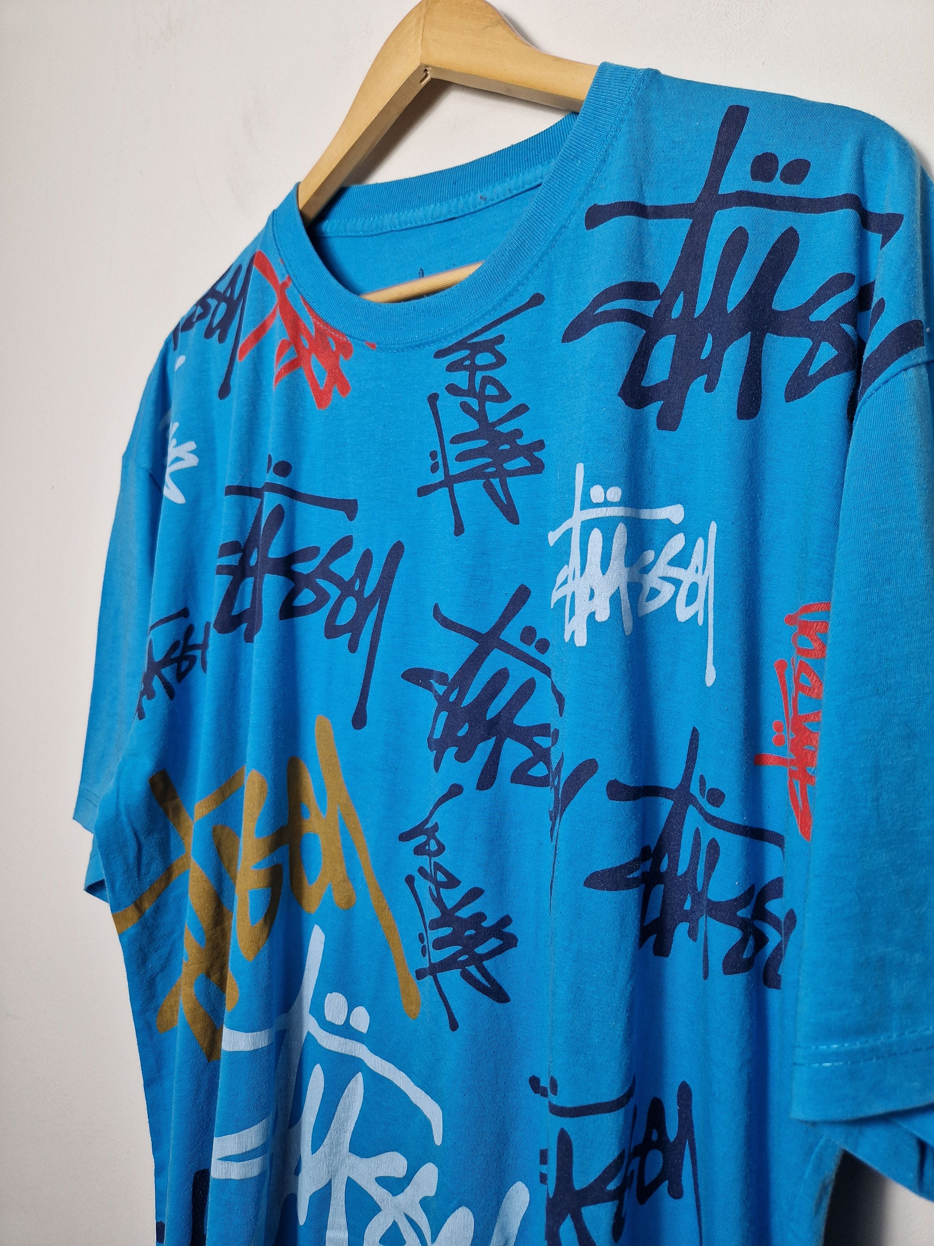 Stussy × Vintage Stussy vintage y2k multilogo tee Size US XXL / EU 58 / 5 - 2 Thumbnail