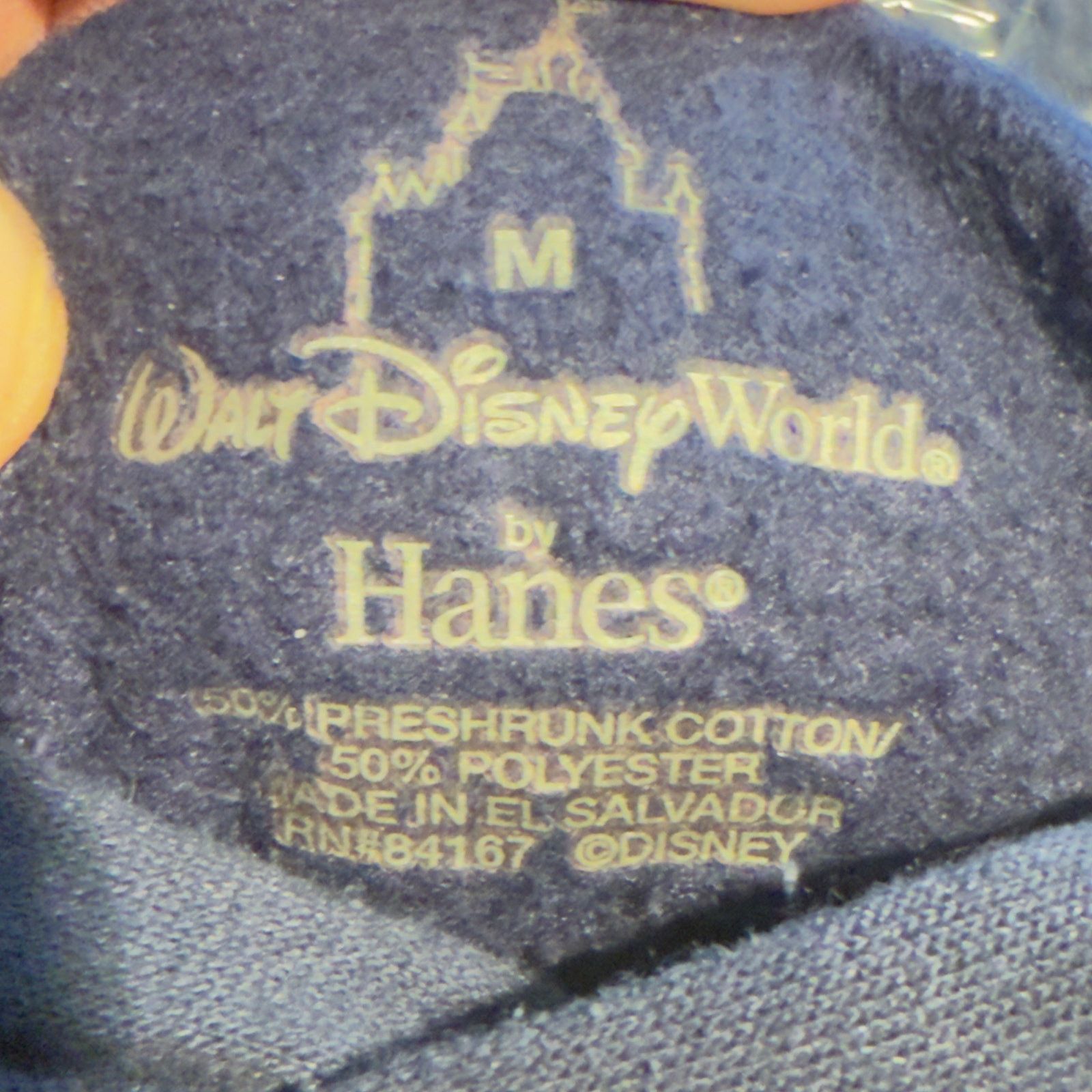 Disney Disney World by Hanes 2009 Hoodie Sweatshirt M Fleece Blue Size US M / EU 48-50 / 2 - 3 Thumbnail