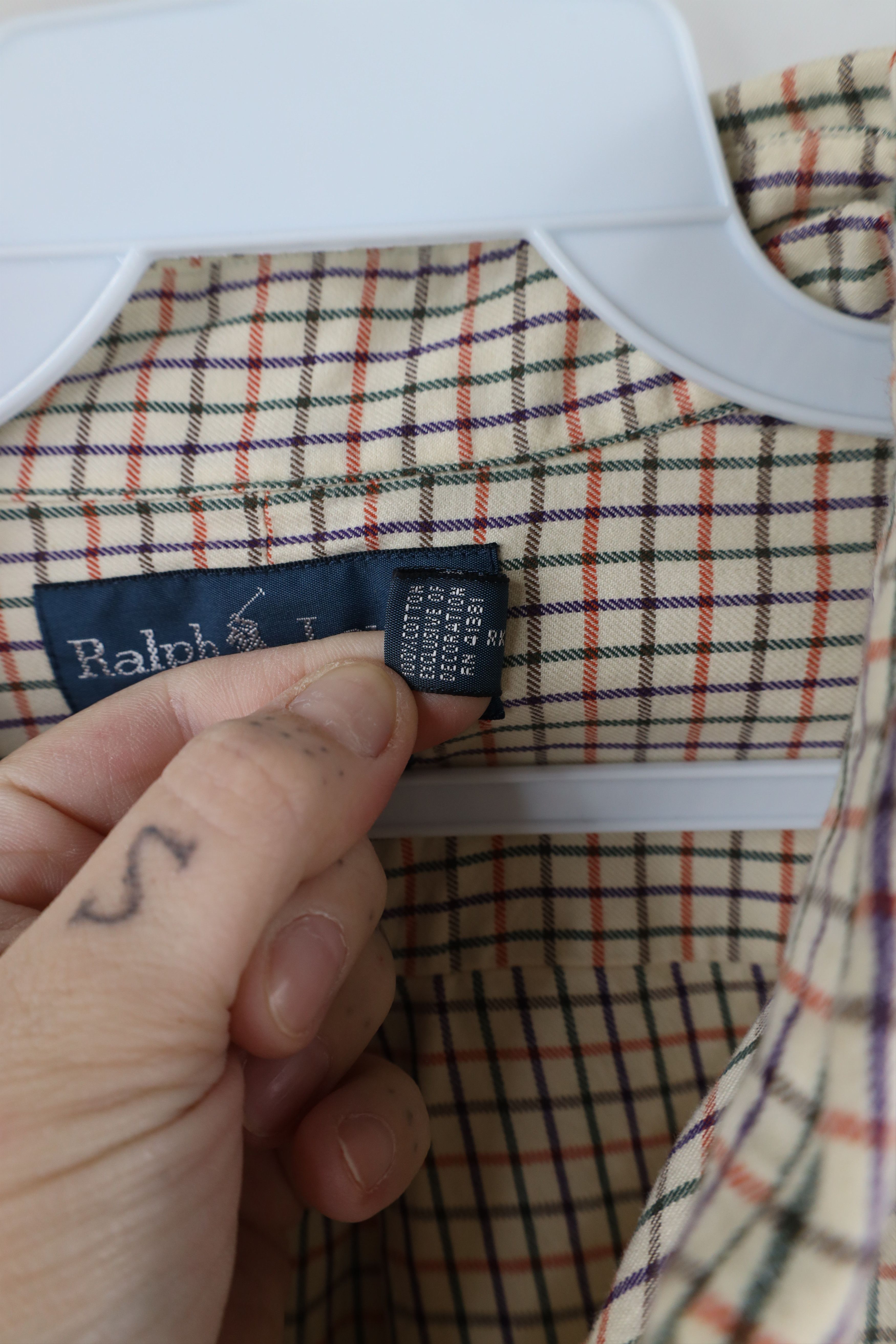 Polo Ralph Lauren Vintage 90s Ralph Lauren Fit Flannel Button Down Shirt Plaid Size US L / EU 52-54 / 3 - 6 Thumbnail