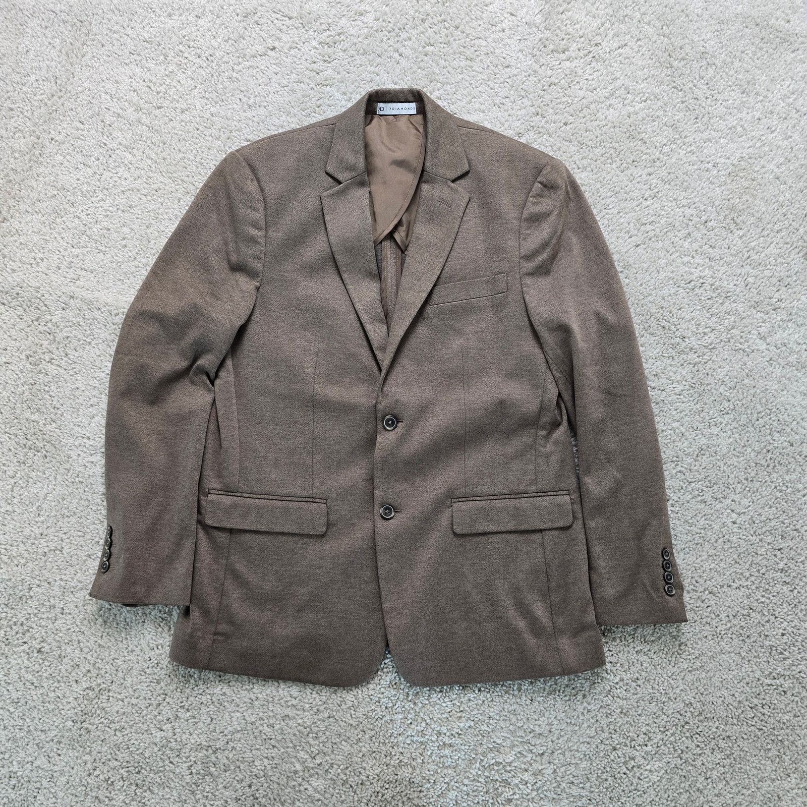 7Diamonds 7 Diamonds Bronson Blazer Wool Rayon Sports Coat Blazer 42 R Size 42R - 1 Thumbnail