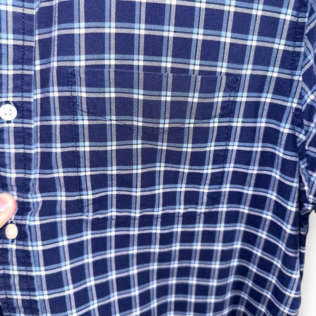 Polo Ralph Lauren Polo Ralph Lauren Navy Blue S/S Oxford Button Down Shirt L Size US L / EU 52-54 / 3 - 3 Thumbnail